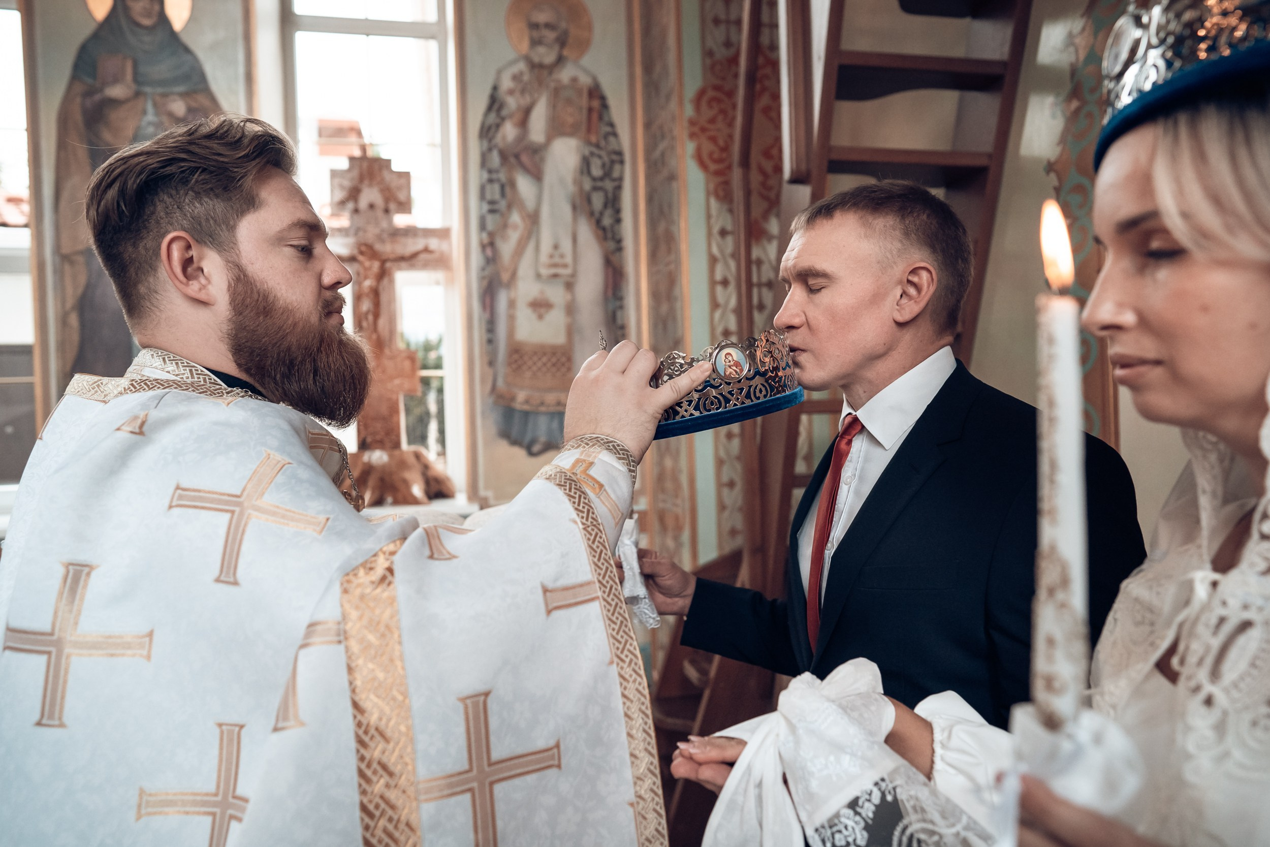 Венчание в храме ап.Андрея Первозванного Севастополь. Церковный фотограф Севастополь