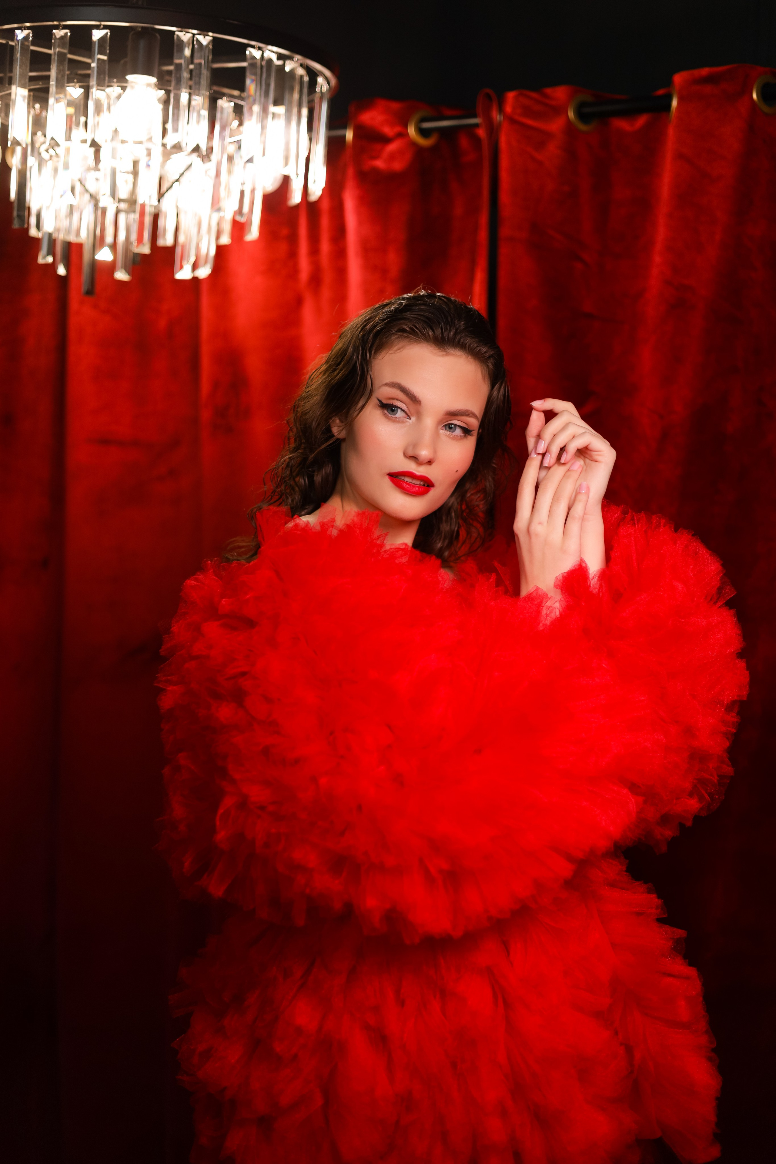 Роскошная Кристина и красный бархат. Свадебный фотограф Беларусь Ольга Козыренко