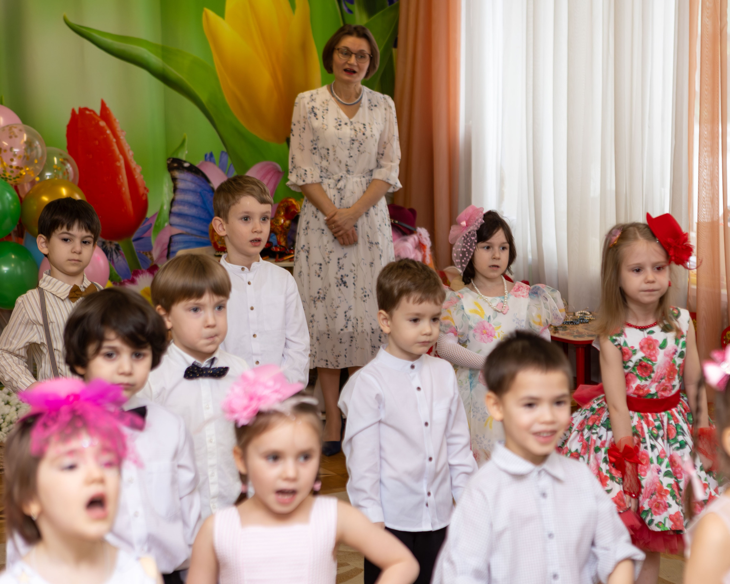 Утренник 8 Марта в детском саду № 1164 — группа «Сверчки»