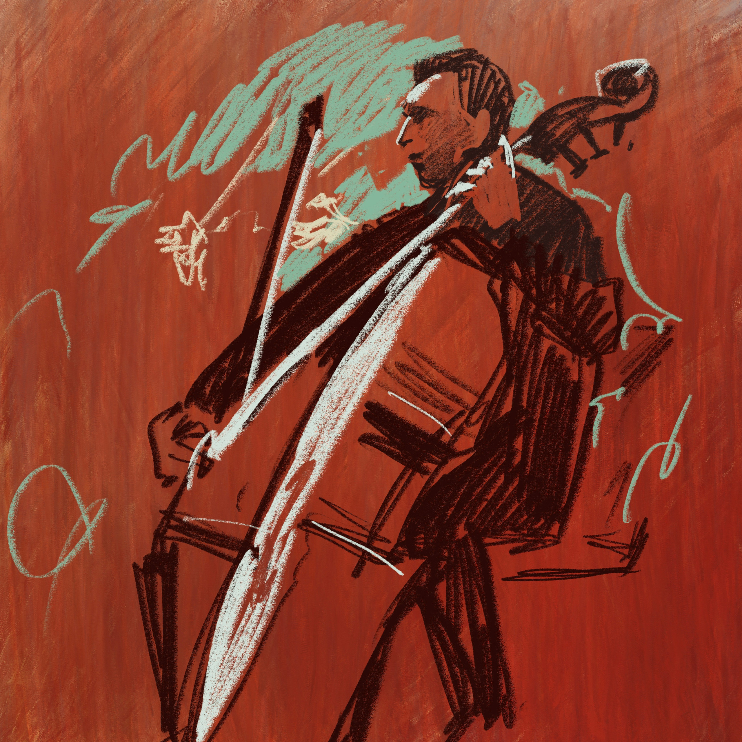 ОКОЛО МУЗЫКИ. Artist Anna Khopta. Oil and Acrylic Paintings. Moscow