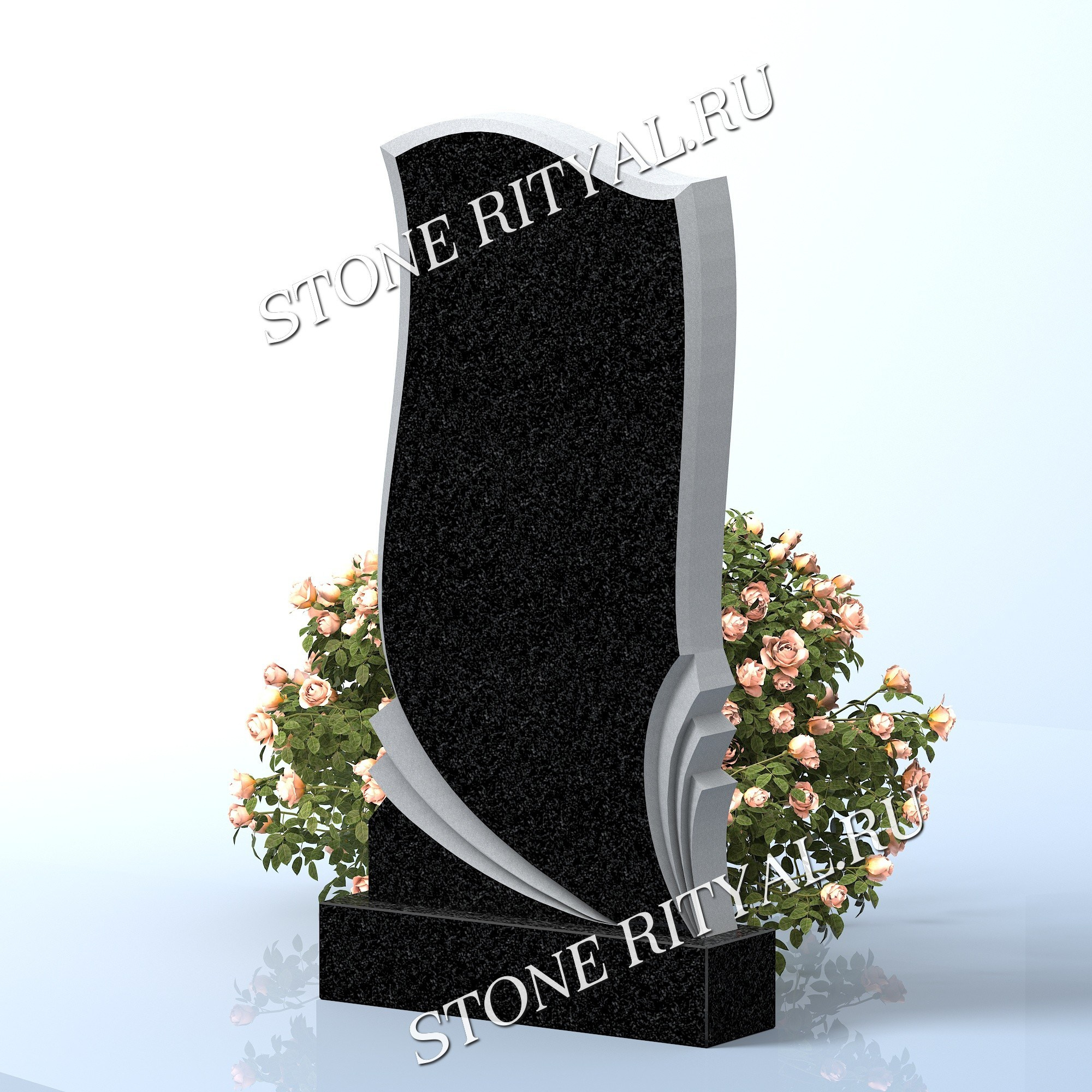 Вертикальные памятники прямые. Изготовление и установка памятников в Москве и МО