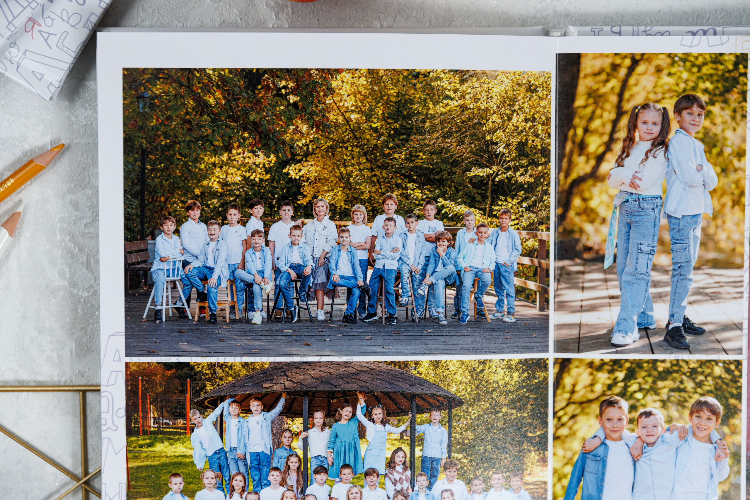 Выпускные альбомы 4 класс. Семейный и детский фотограф Комина Елена, Власиха, Одинцово