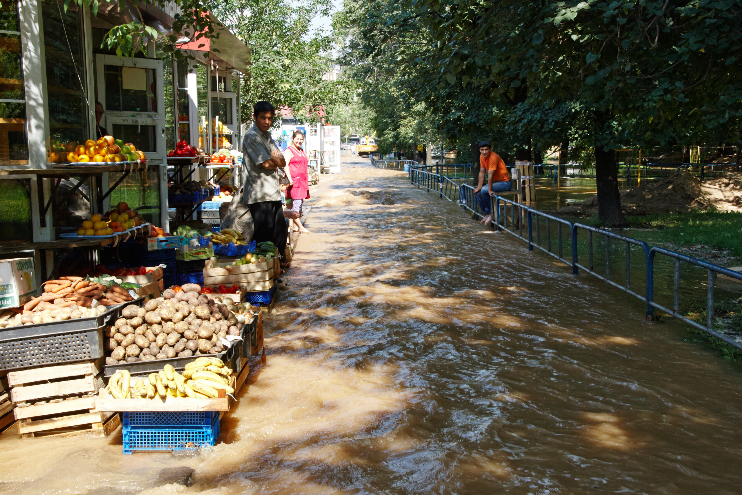 Разрыв магистрального трубопровода. Фотохроника для следующих поколений