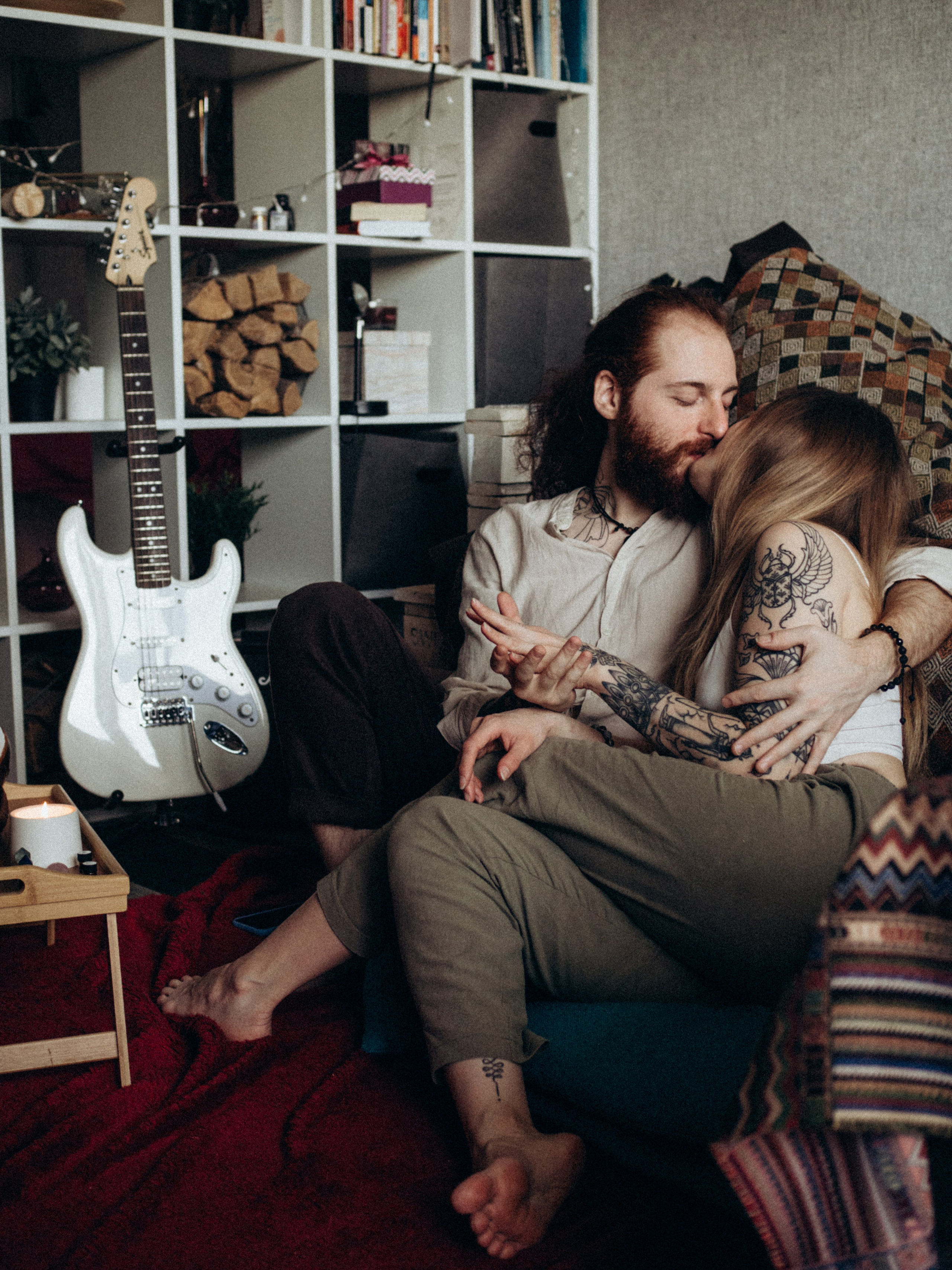 Парная фотосессия в домашних условиях