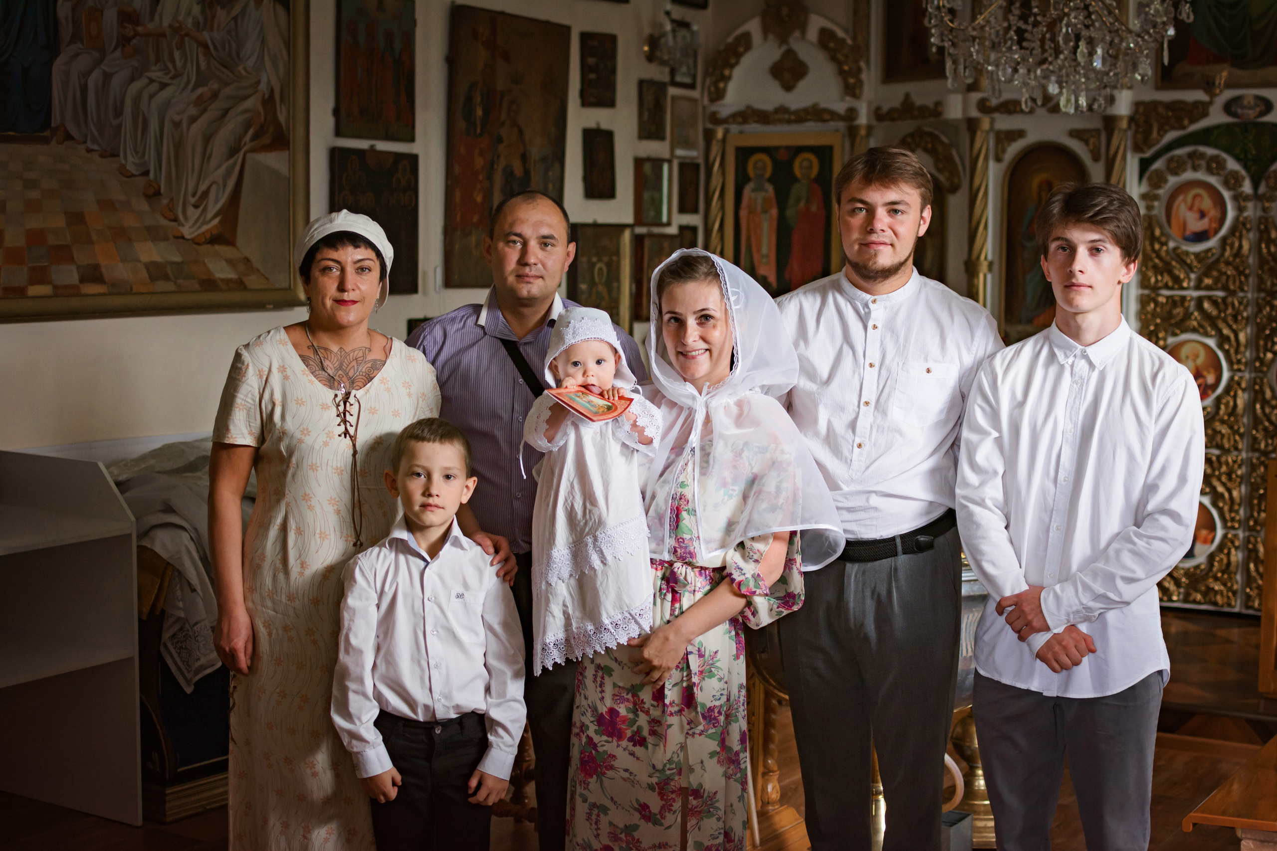 фотосессия таинства крещения