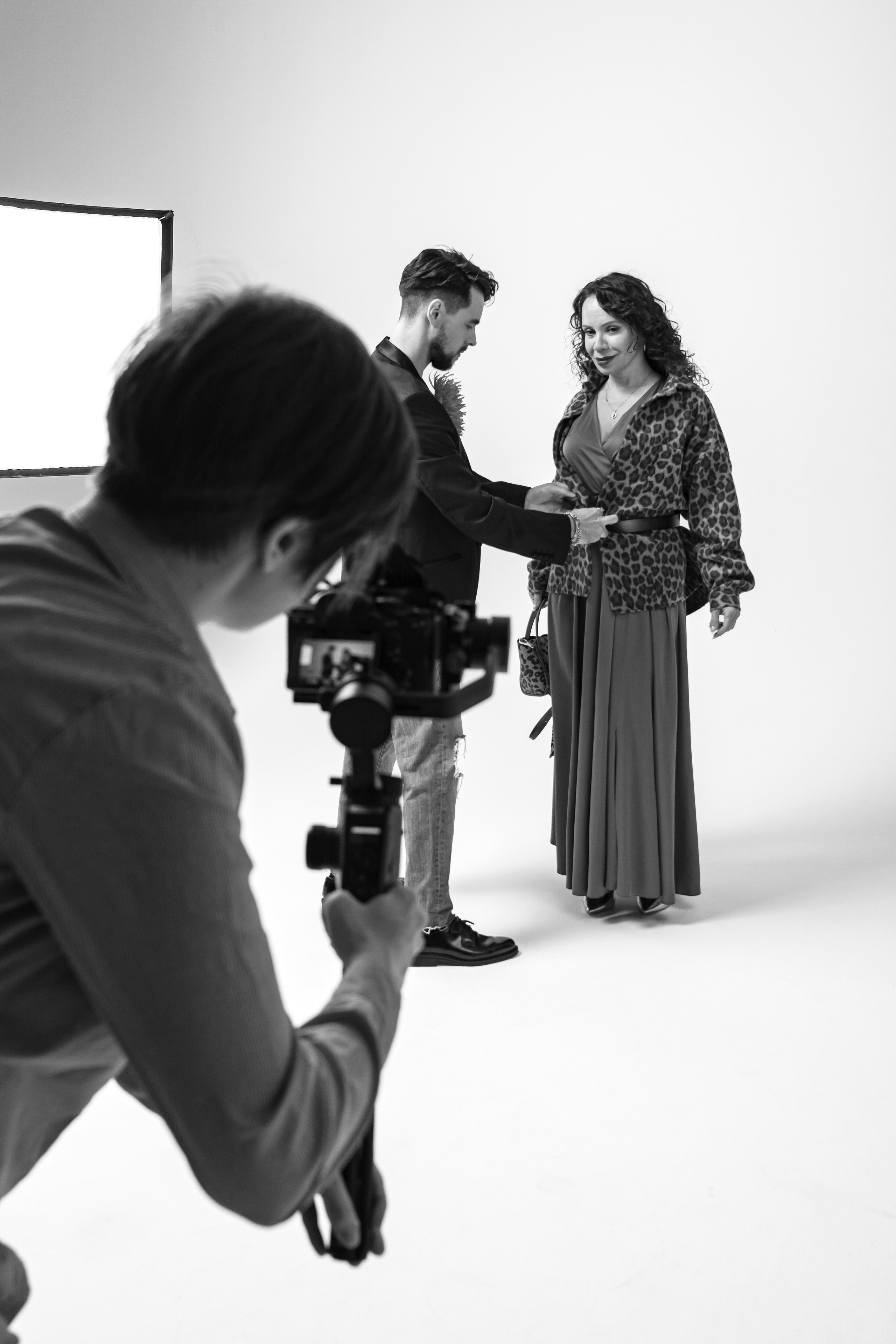 Съёмка ролика для стилиста Макса Осипчука. Портретный фотограф в Санкт-Петербурге Дмитриева Наталия