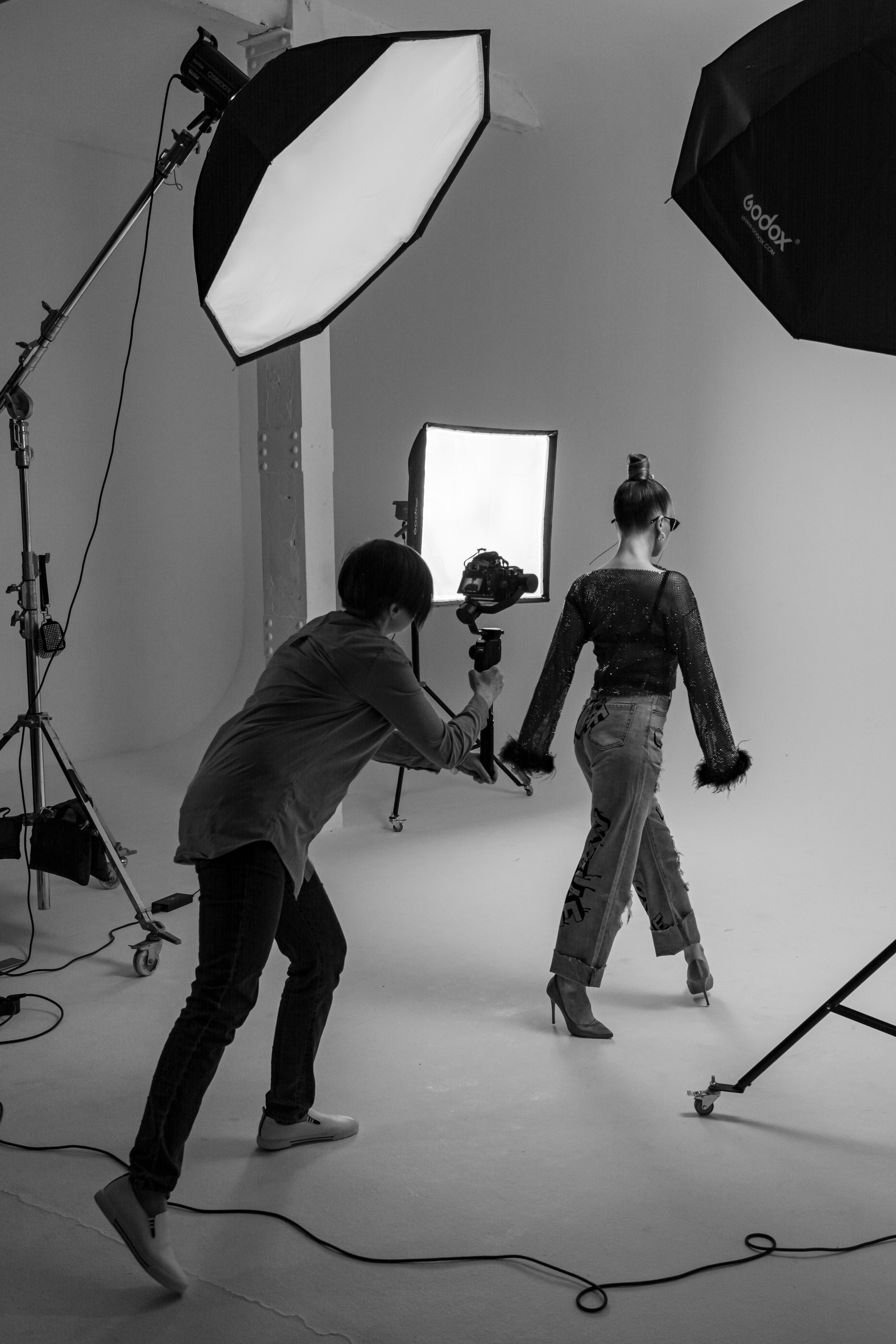 Съёмка ролика для стилиста Макса Осипчука. Портретный фотограф в Санкт-Петербурге Дмитриева Наталия