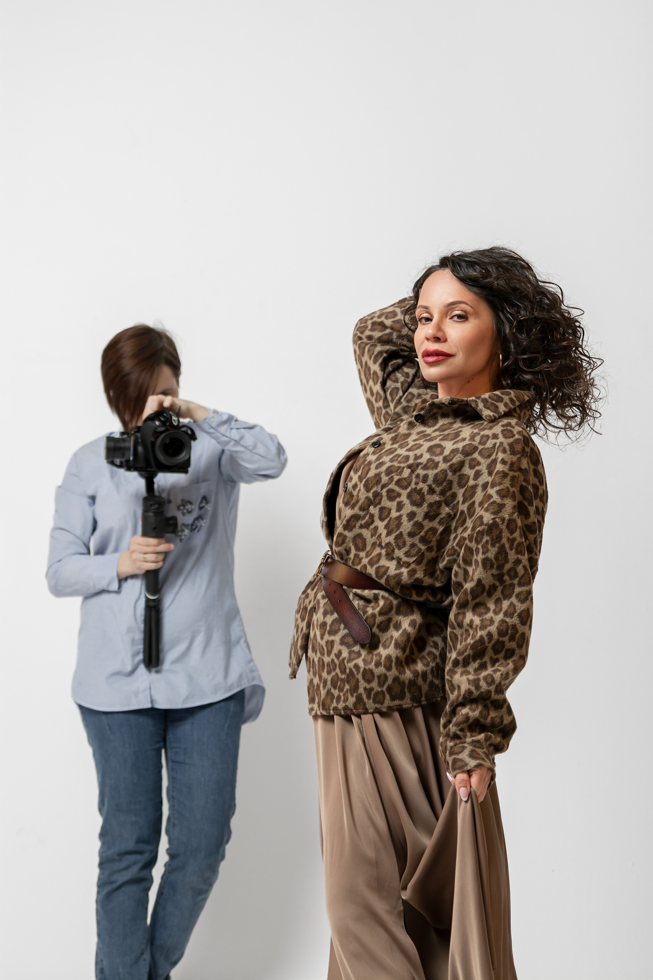 Съёмка ролика для стилиста Макса Осипчука. Портретный фотограф в Санкт-Петербурге Дмитриева Наталия