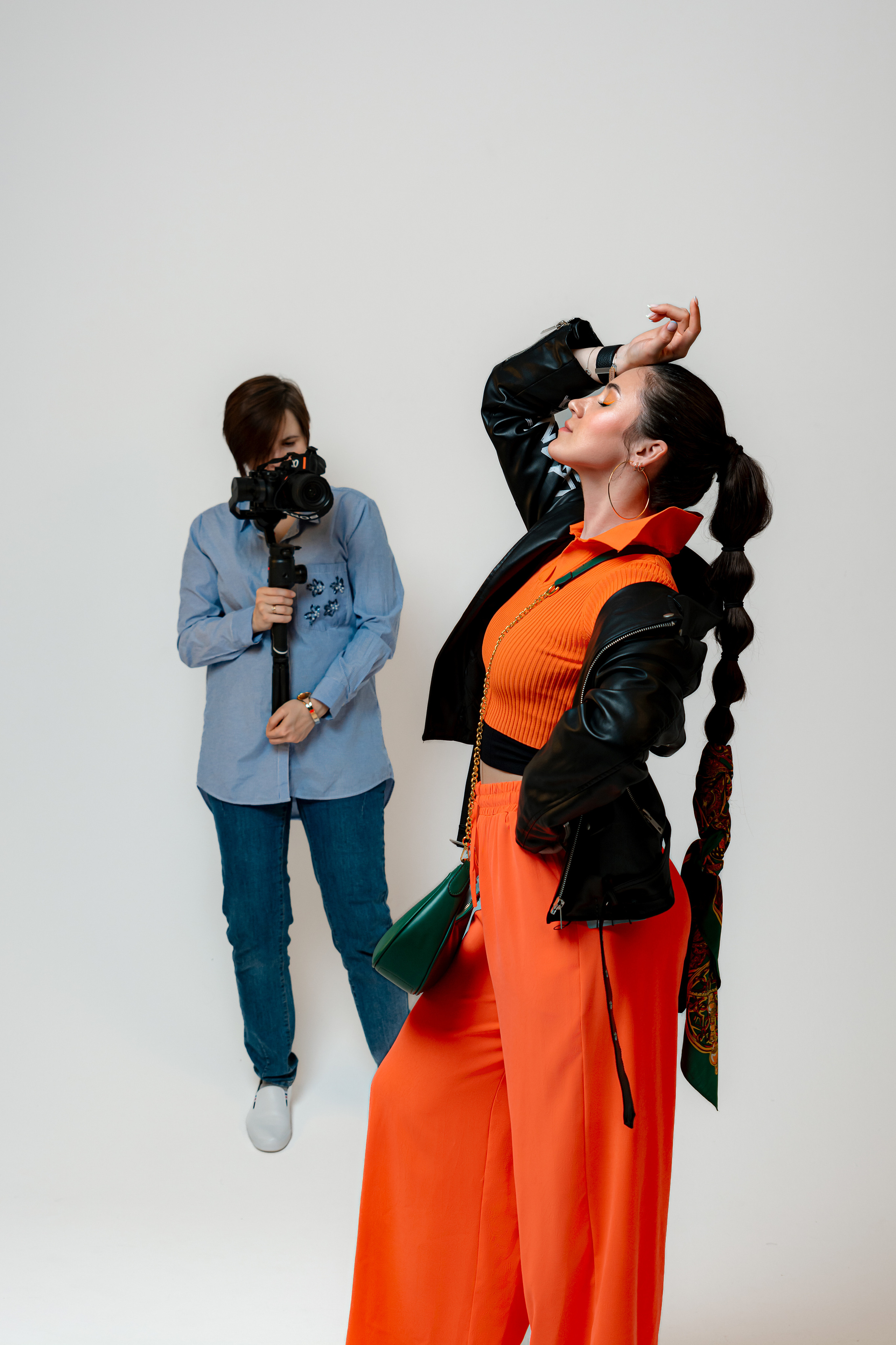 Съёмка ролика для стилиста Макса Осипчука. Портретный фотограф в Санкт-Петербурге Дмитриева Наталия