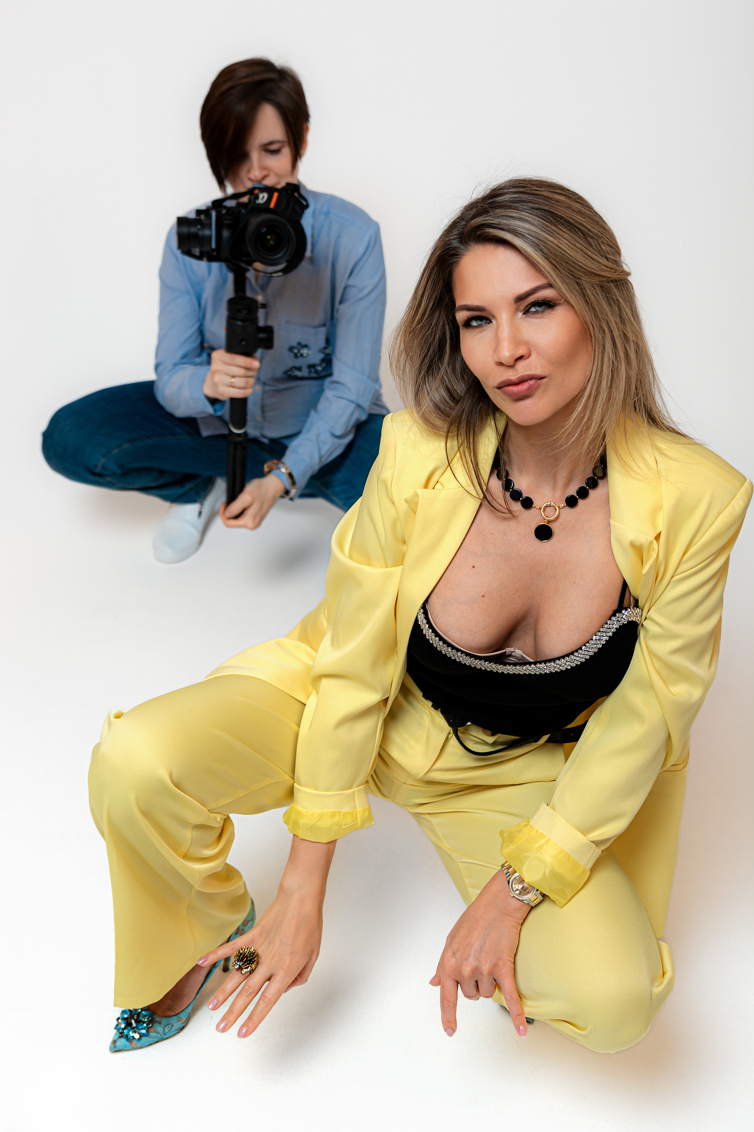 Съёмка ролика для стилиста Макса Осипчука. Портретный фотограф в Санкт-Петербурге Дмитриева Наталия