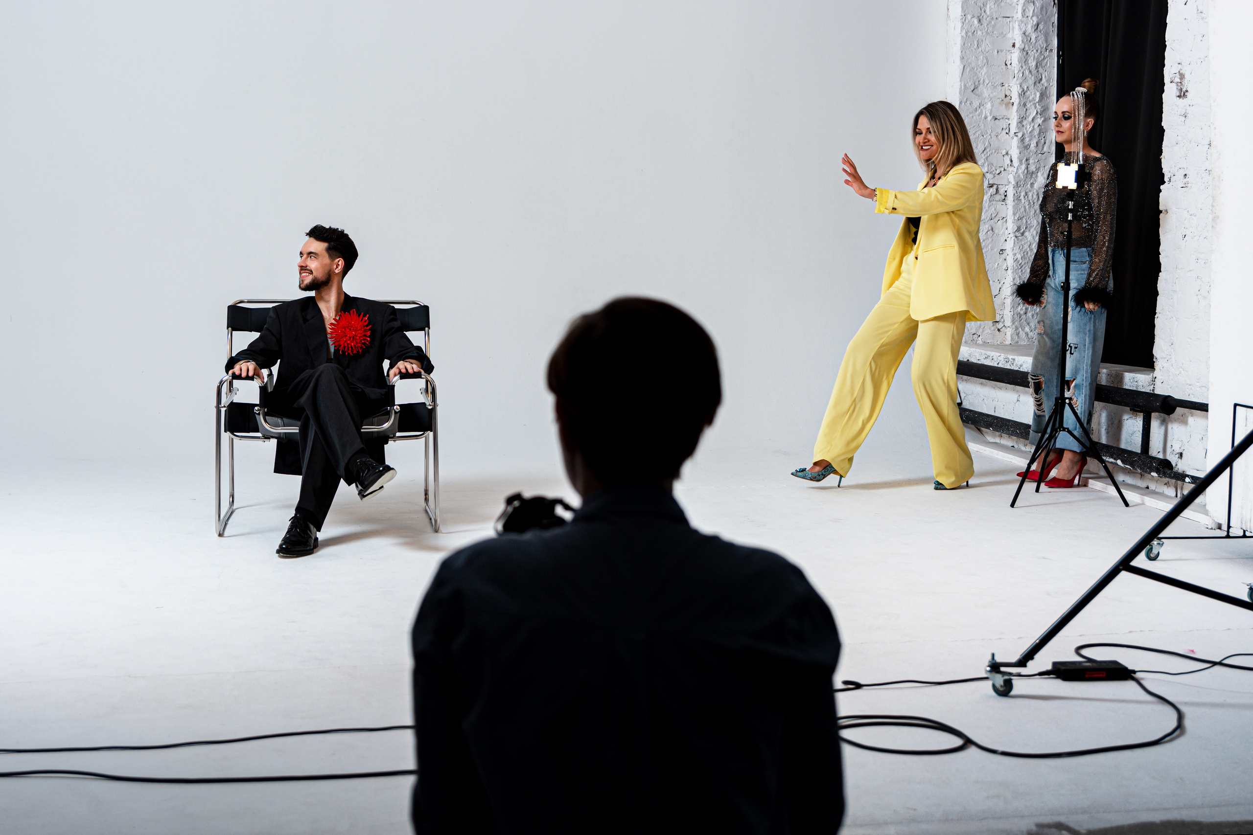 Съёмка ролика для стилиста Макса Осипчука. Портретный фотограф в Санкт-Петербурге Дмитриева Наталия