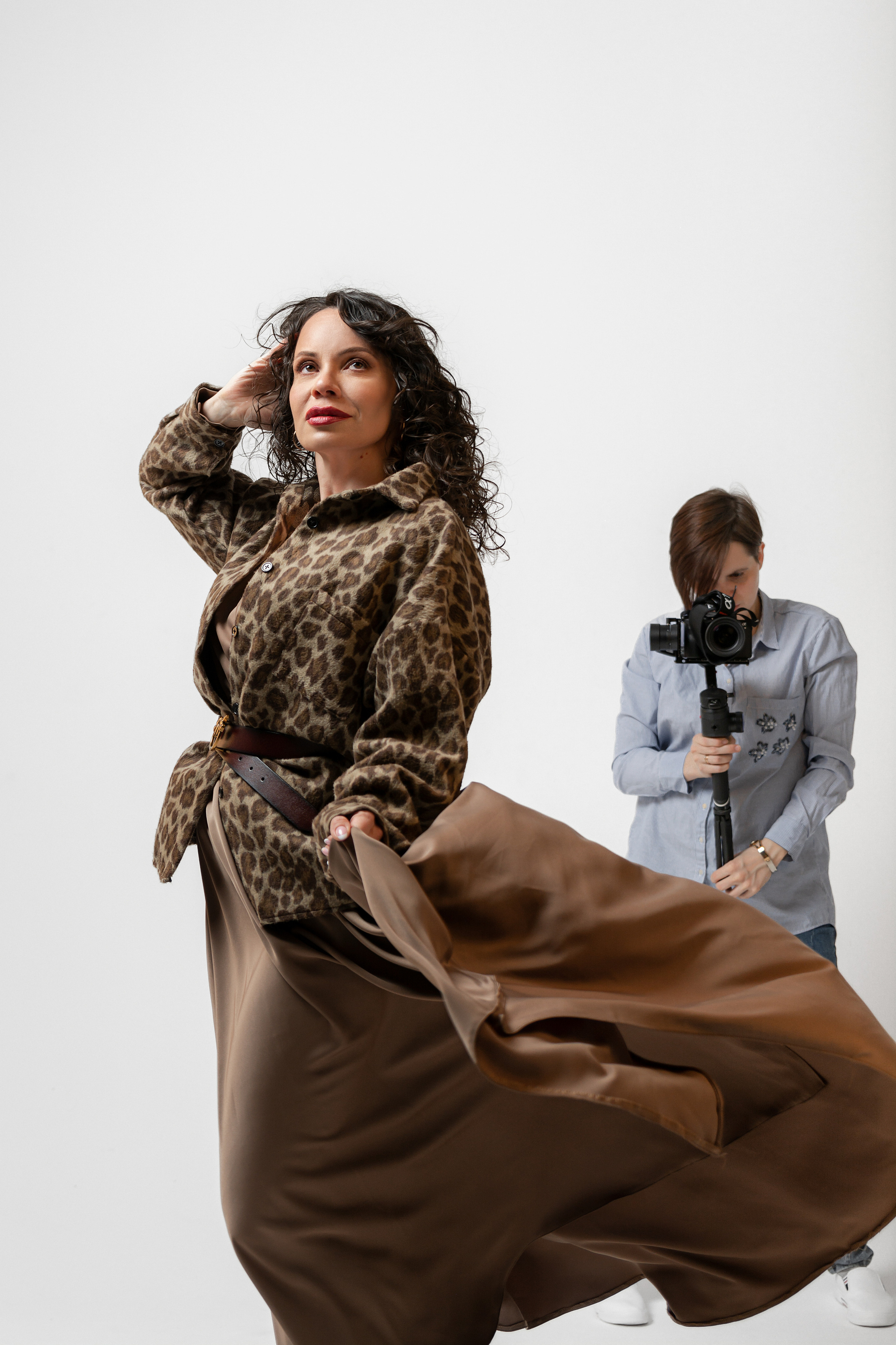 Съёмка ролика для стилиста Макса Осипчука. Портретный фотограф в Санкт-Петербурге Дмитриева Наталия