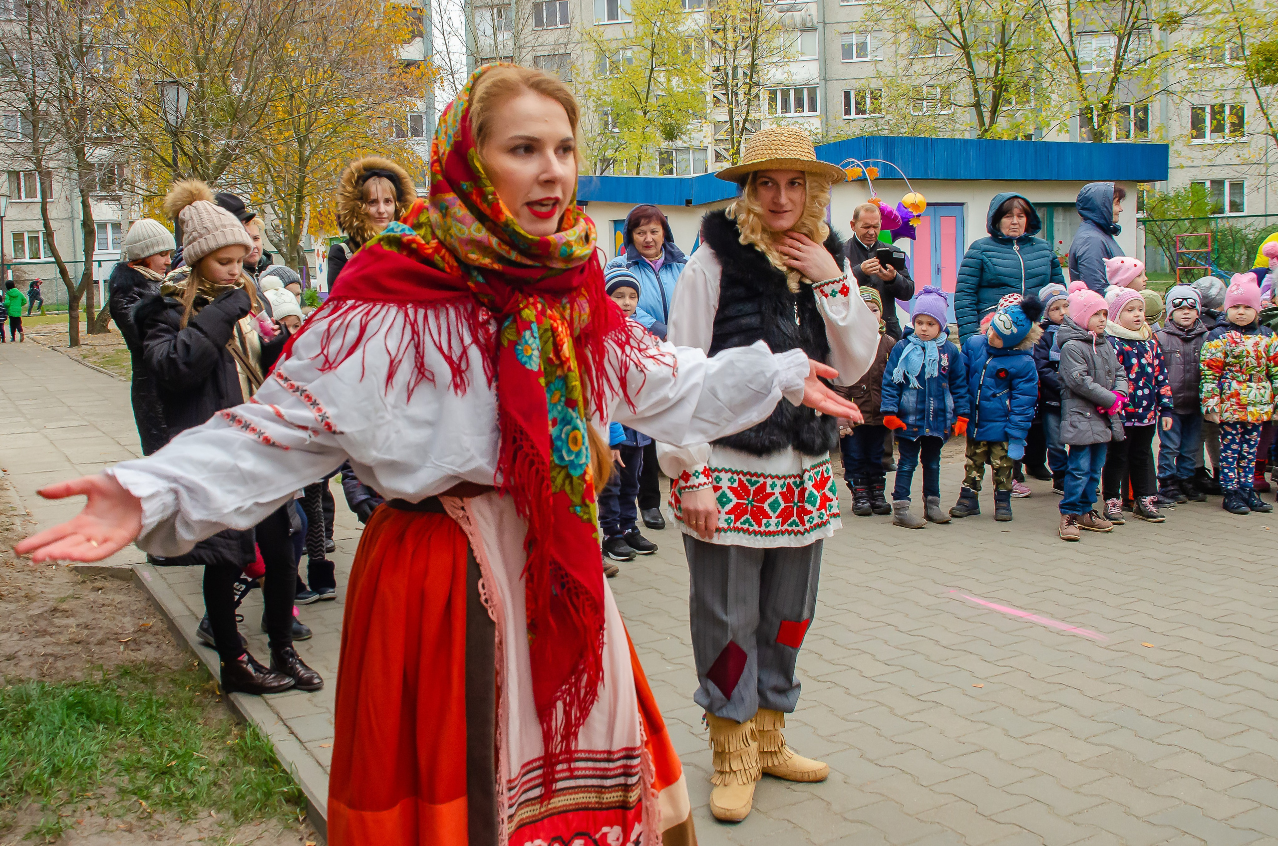 осенний праздник в саду