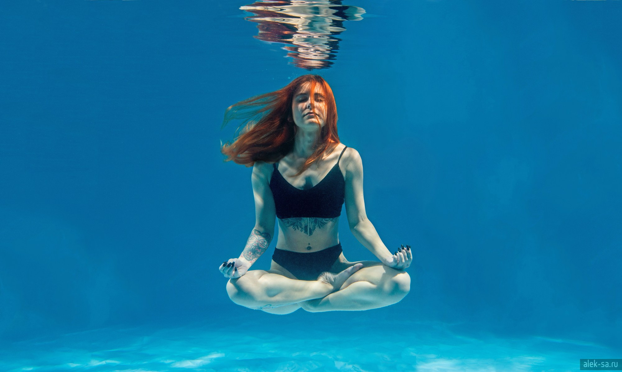 Съёмка под водой. Фотограф ню Краснодар Александра Тимофеева