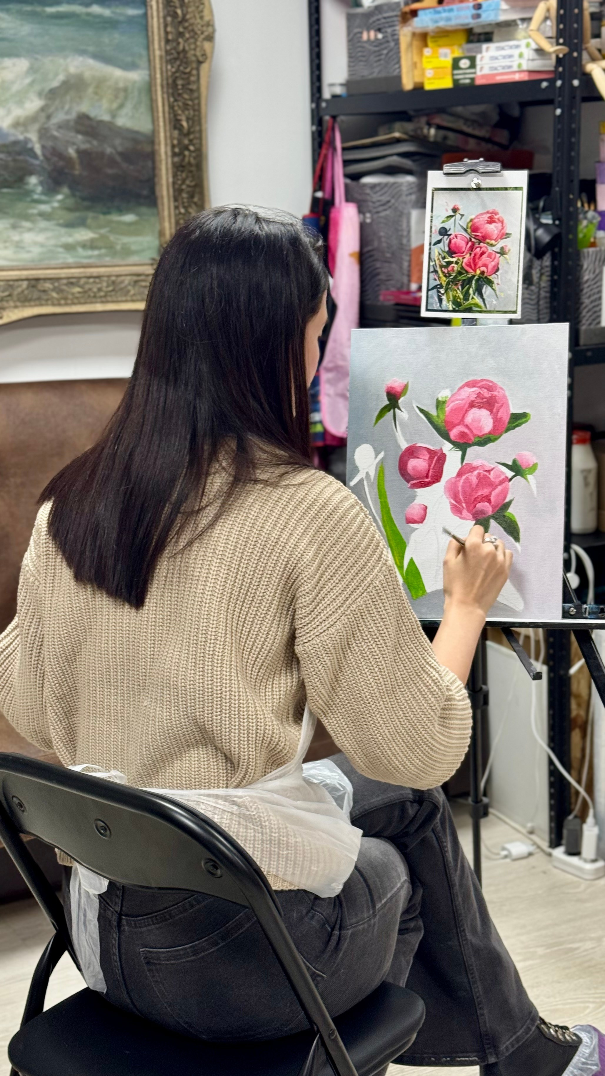 Мастер-класс по живописи на 8 марта. Арт-вечеринки и мастер-классы в Москве для взрослых и детей