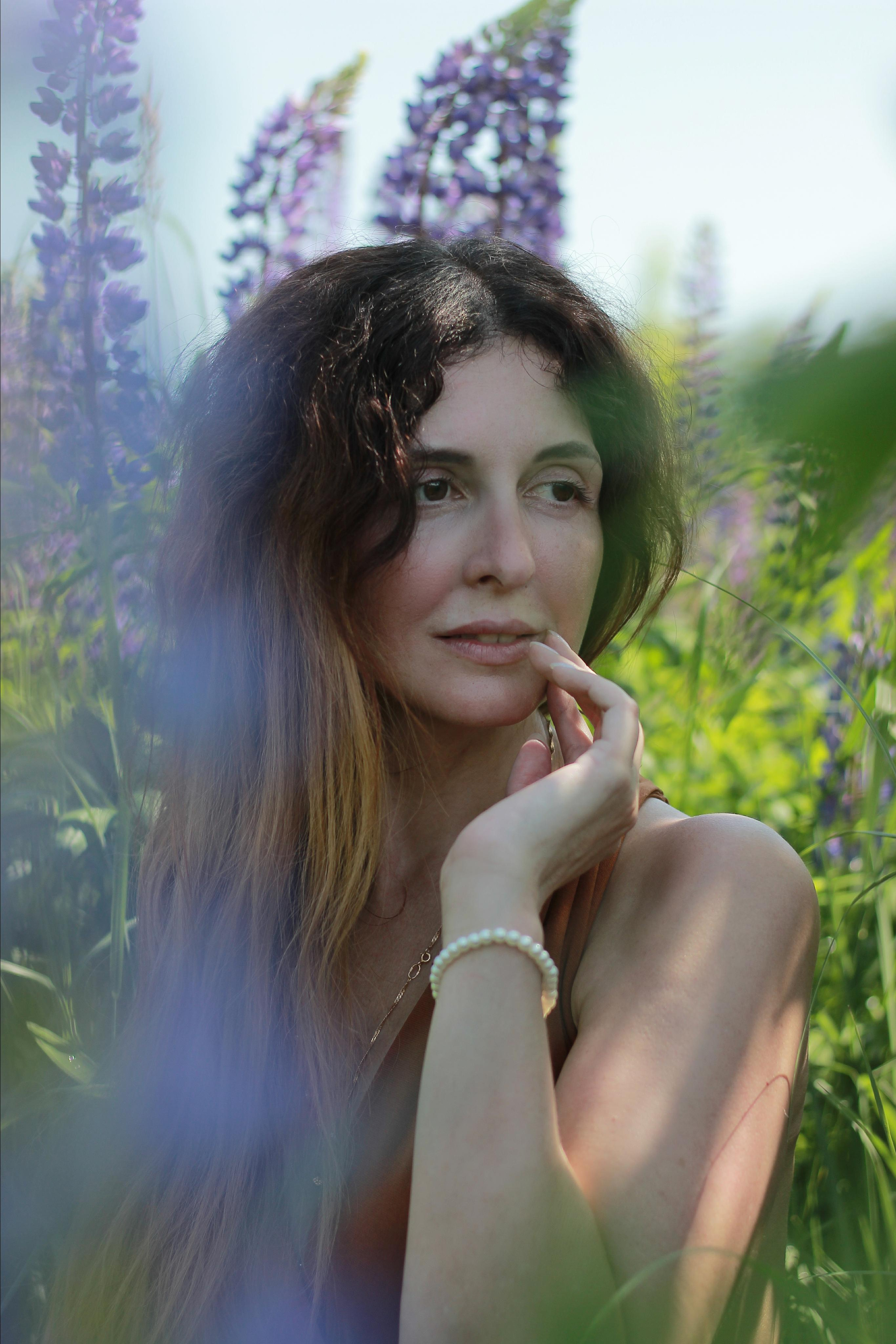 Фотосессия Людмилы в люпинах. Детский и семейный фотограф в Уфе Зинаида Вольштейн