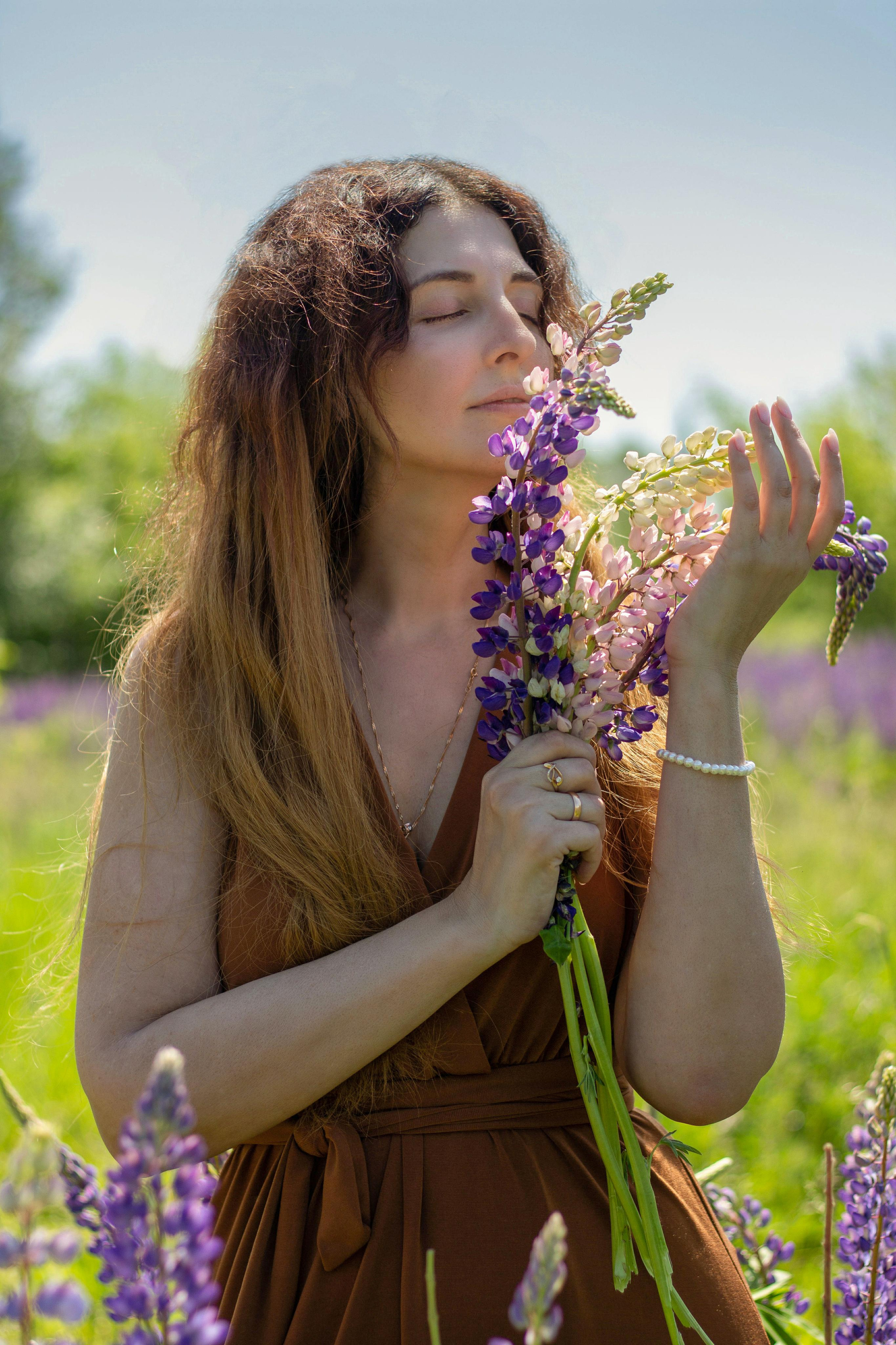 Фотосессия Людмилы в люпинах. Детский и семейный фотограф в Уфе Зинаида Вольштейн