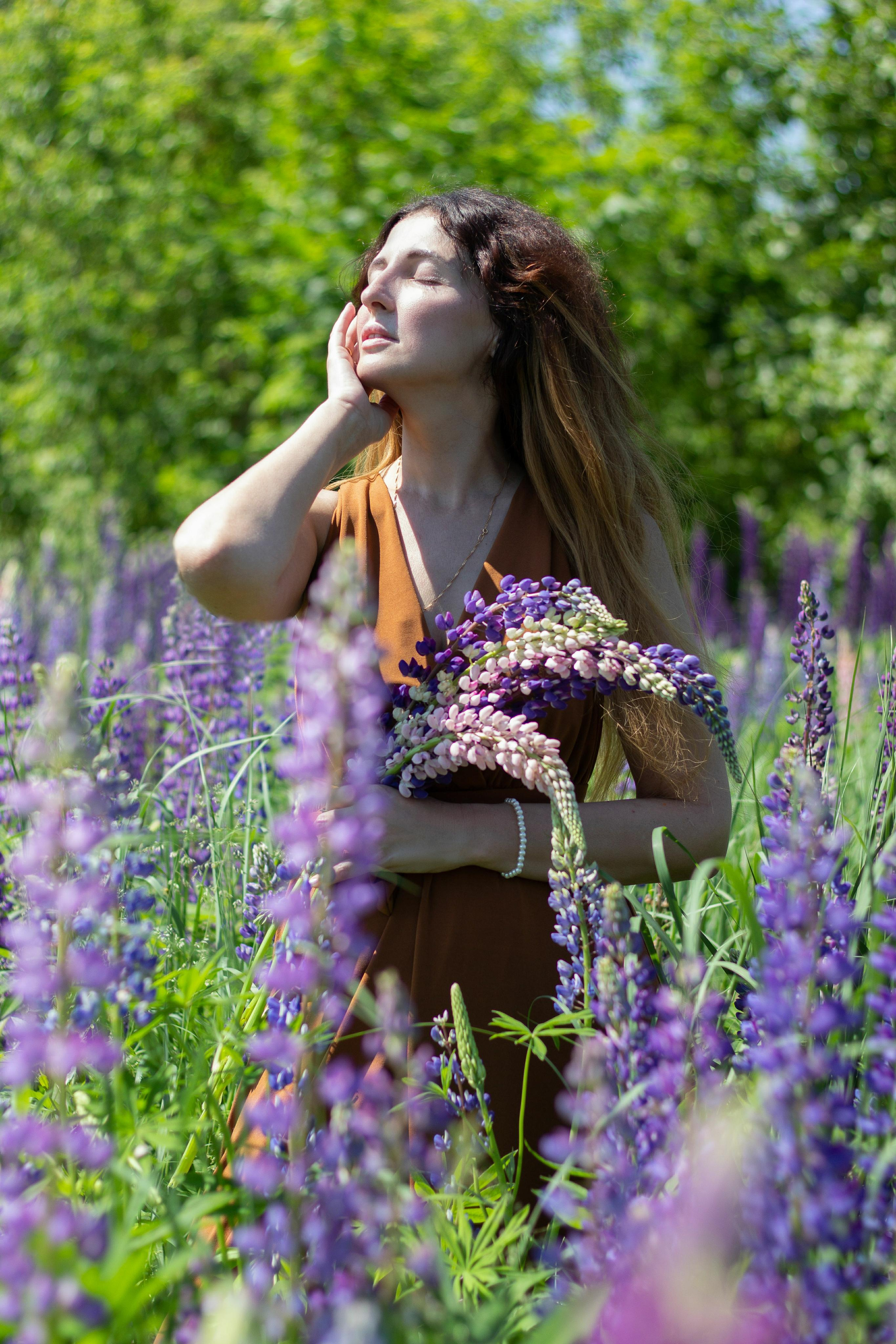 Фотосессия Людмилы в люпинах. Детский и семейный фотограф в Уфе Зинаида Вольштейн