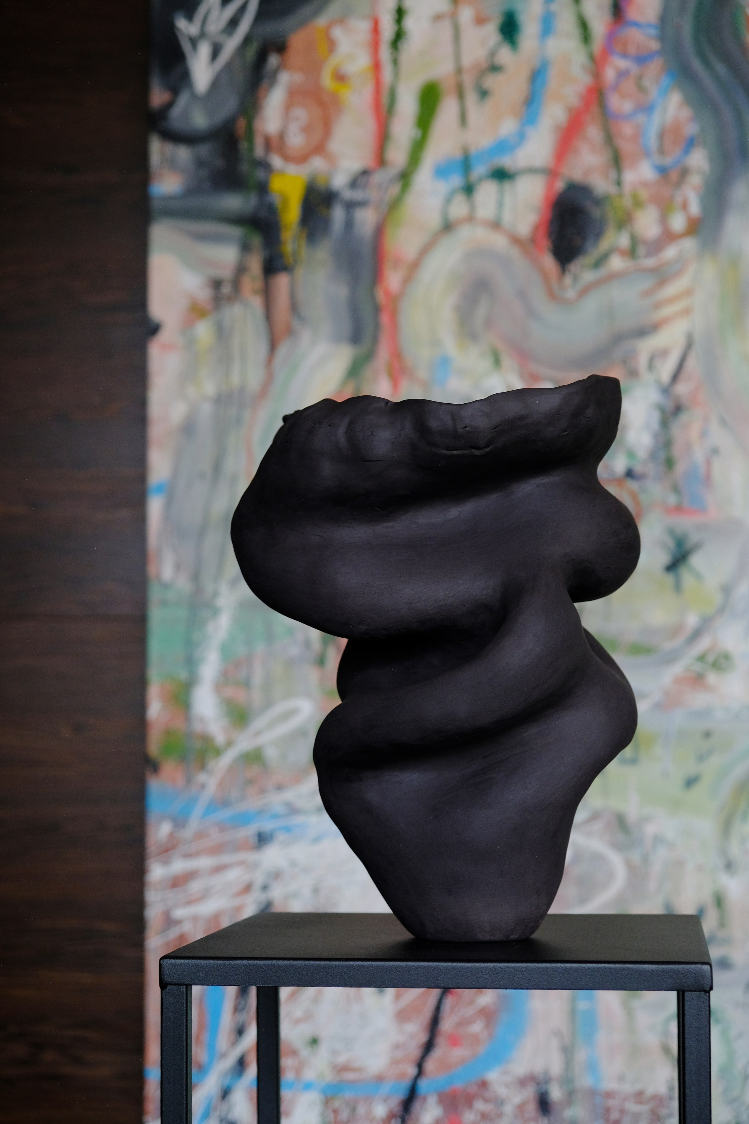 авторская керамика темная материя художник Татьяна Богданова керамика ручной работы