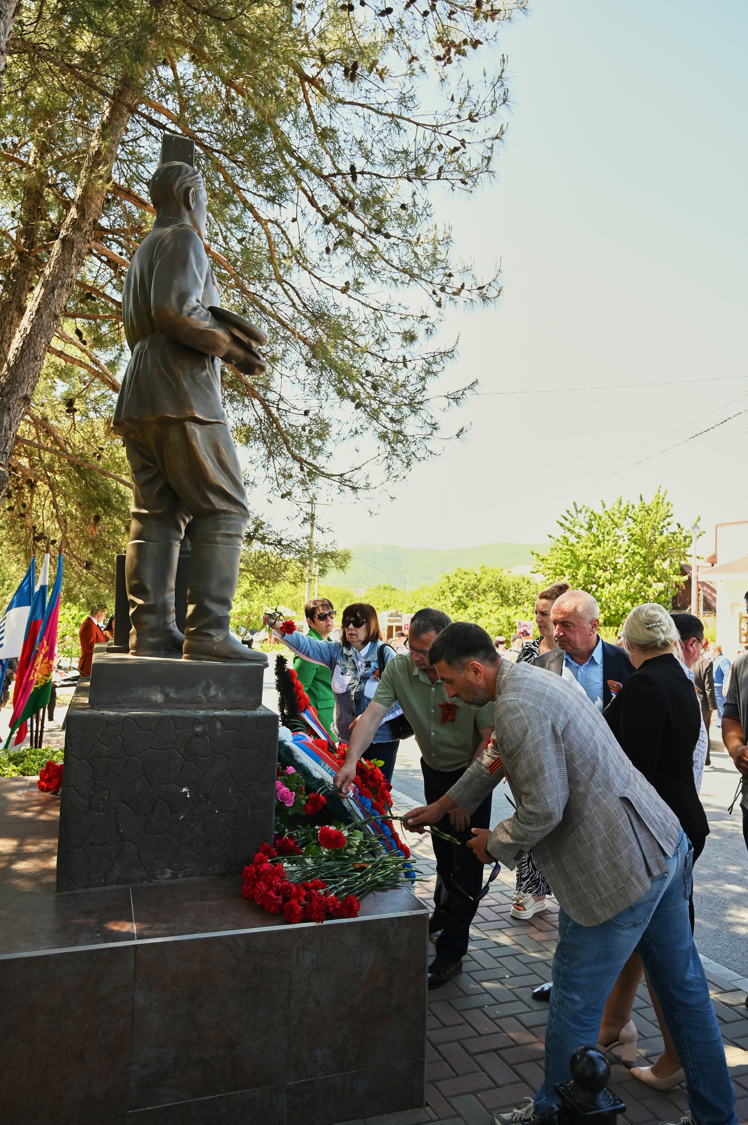 Митинг в с. Виноградное. Жизнь курорта Кабардинка в фотографиях