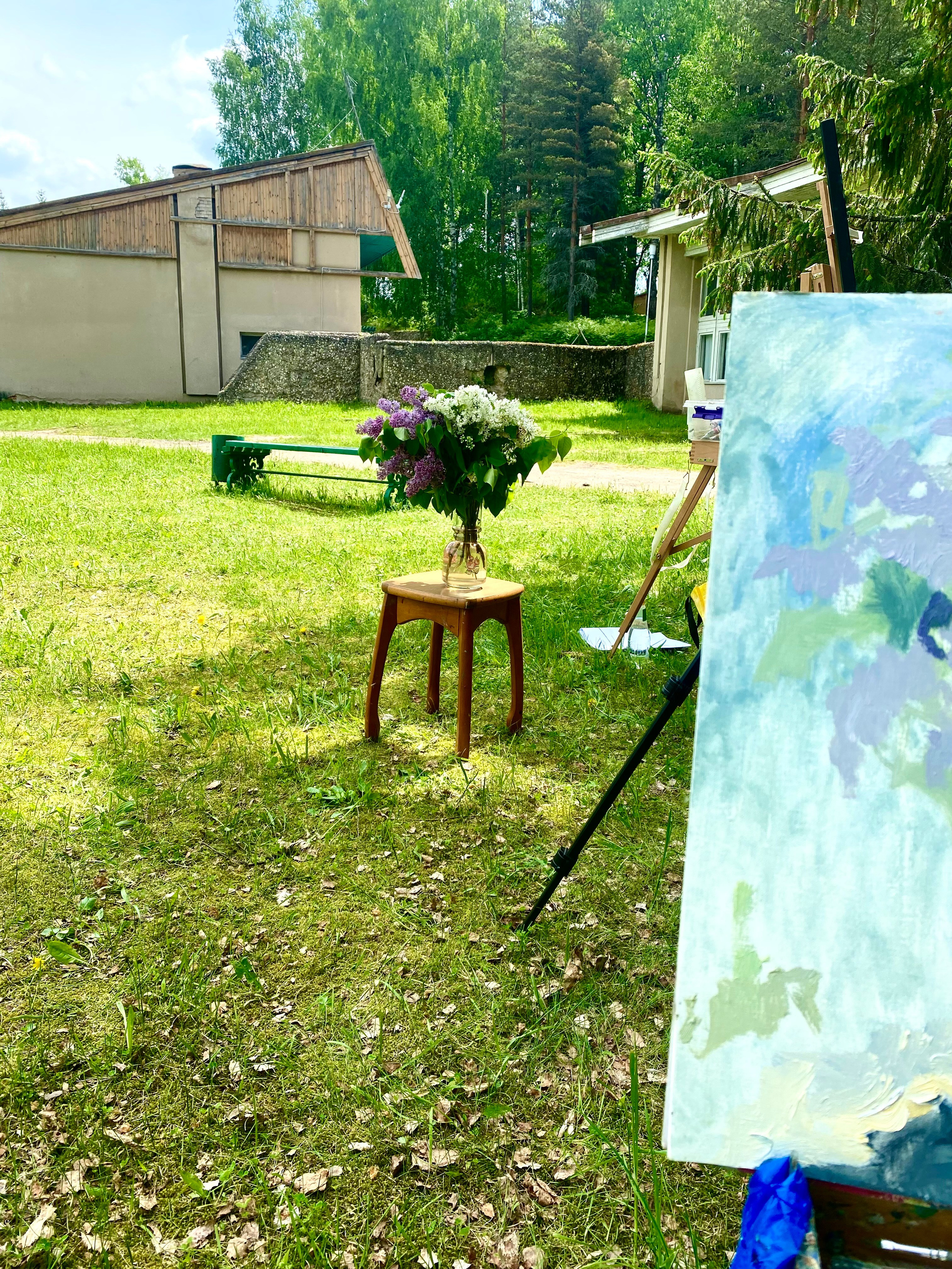 Работа. Живописец Ирина Пинская