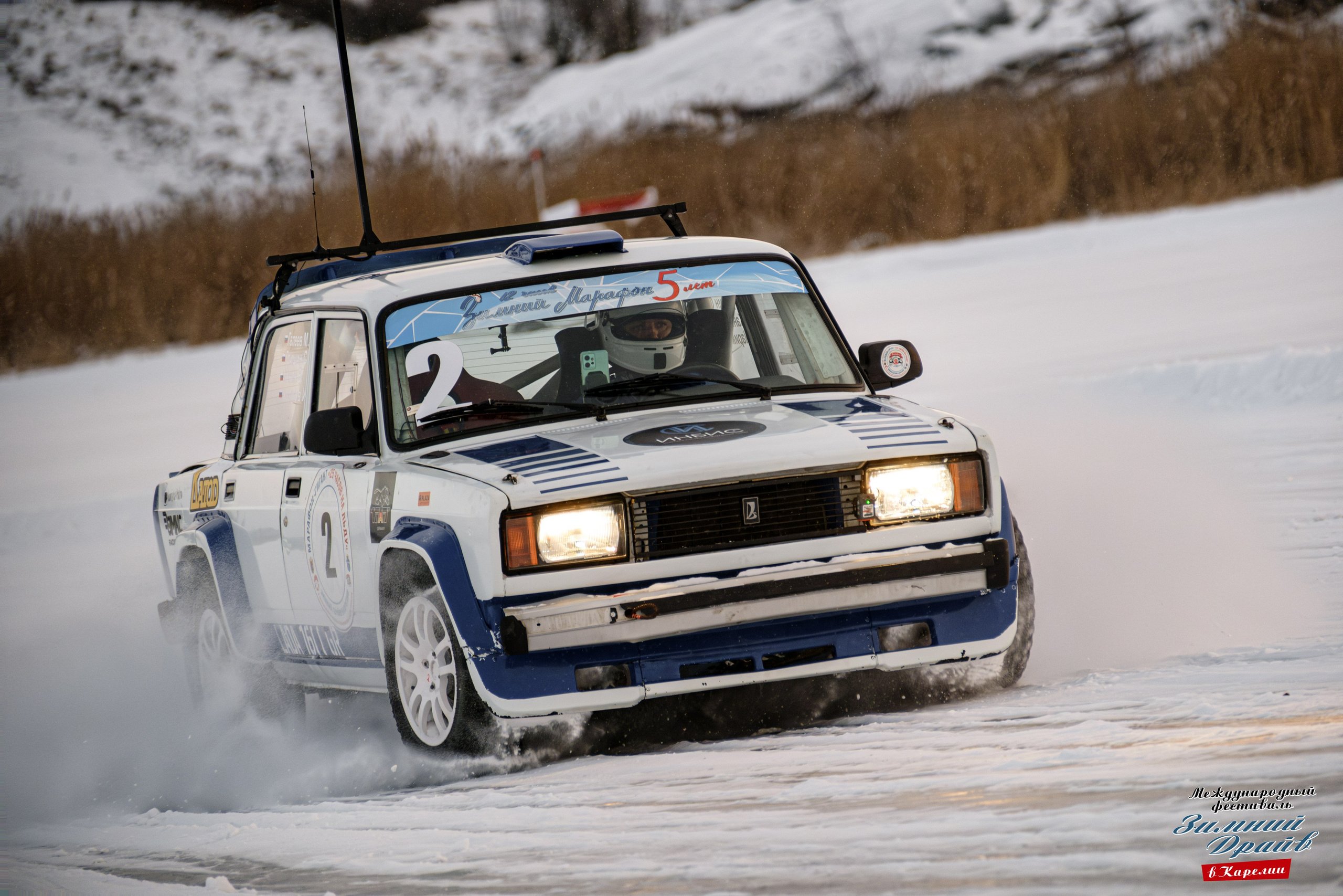 «Зимний Драйв в Карелии» Авто Марафон-гигант «25 часов на льду» Илона Накутис, Николай Грязин, джимхана, фотограф Антон Медведев, icoguar, Сортавала, Карелия