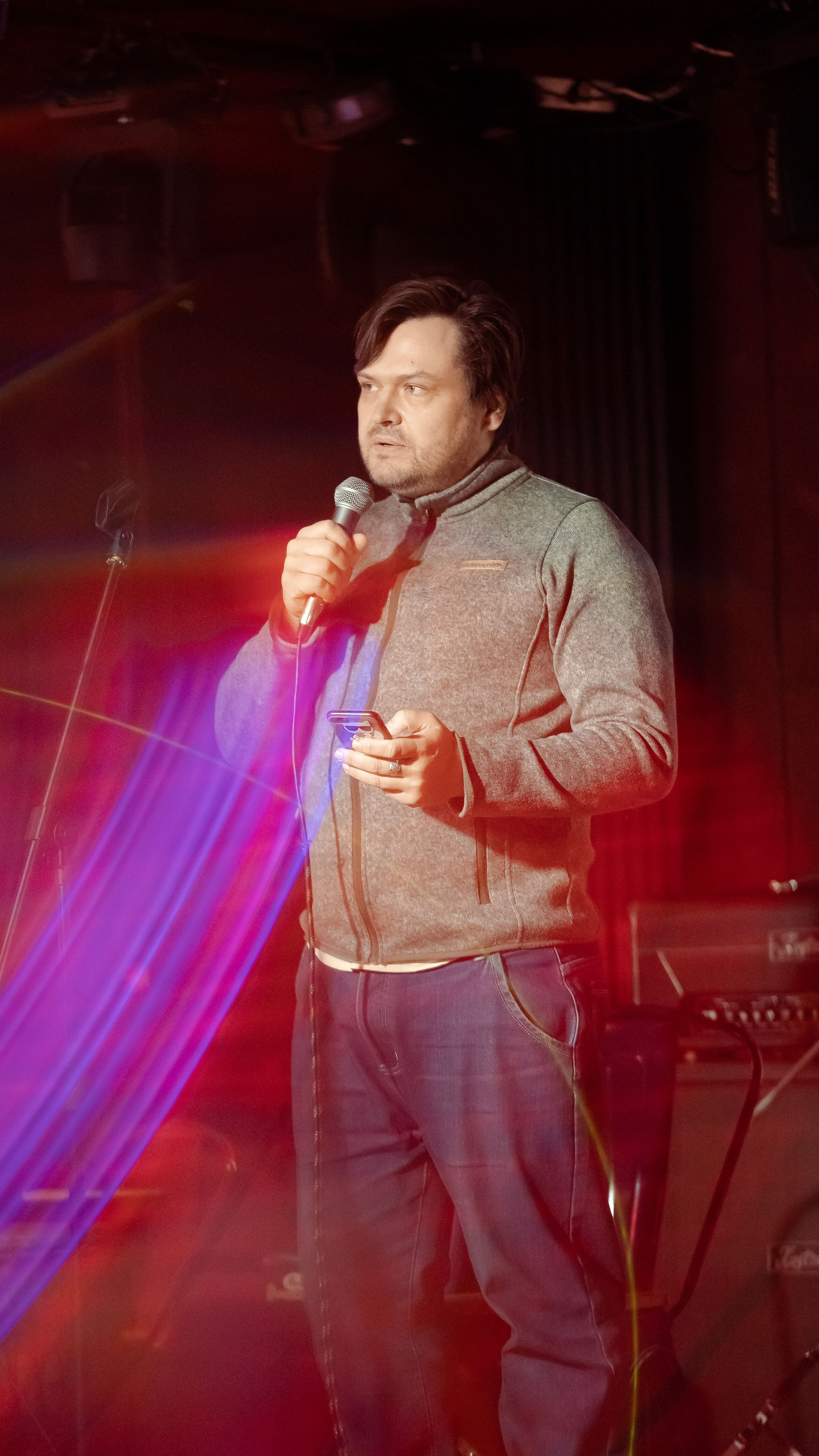 Репортажные фотографии творческого вечера Такие дела, Панда