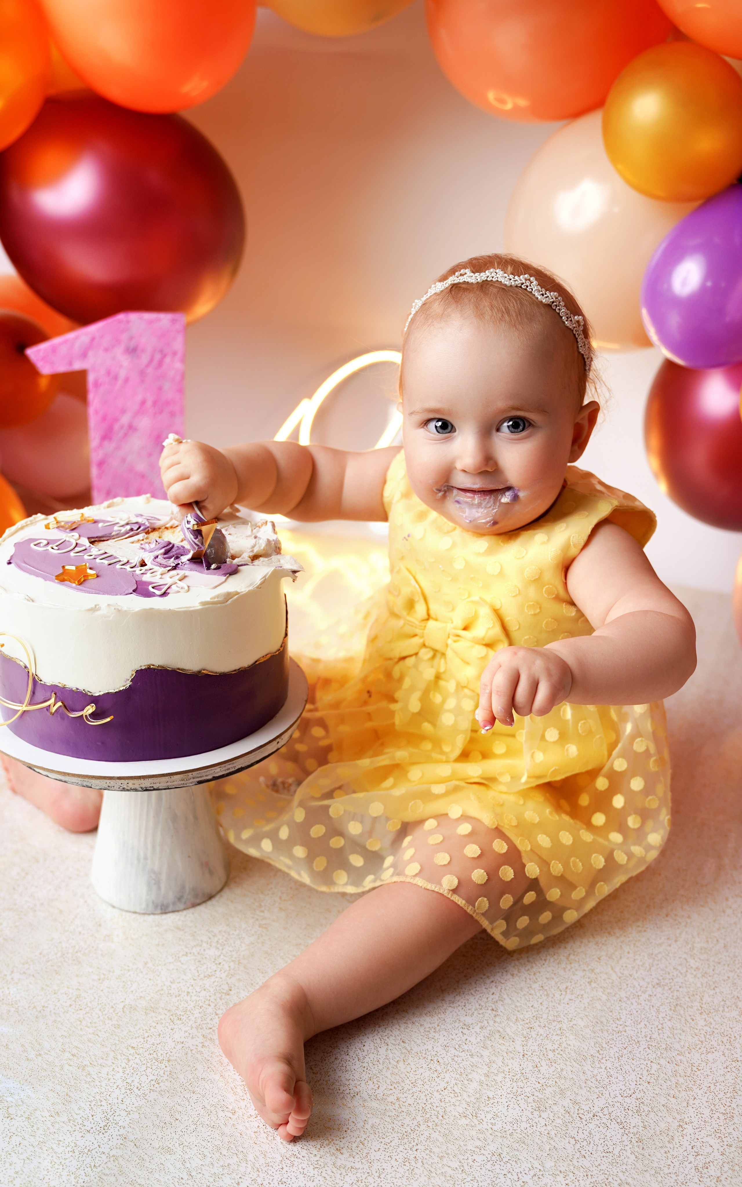 Фотосессия ГОДОВАСИЕ. Фотограф новорожденных, детей до года и беременных в Симферополе