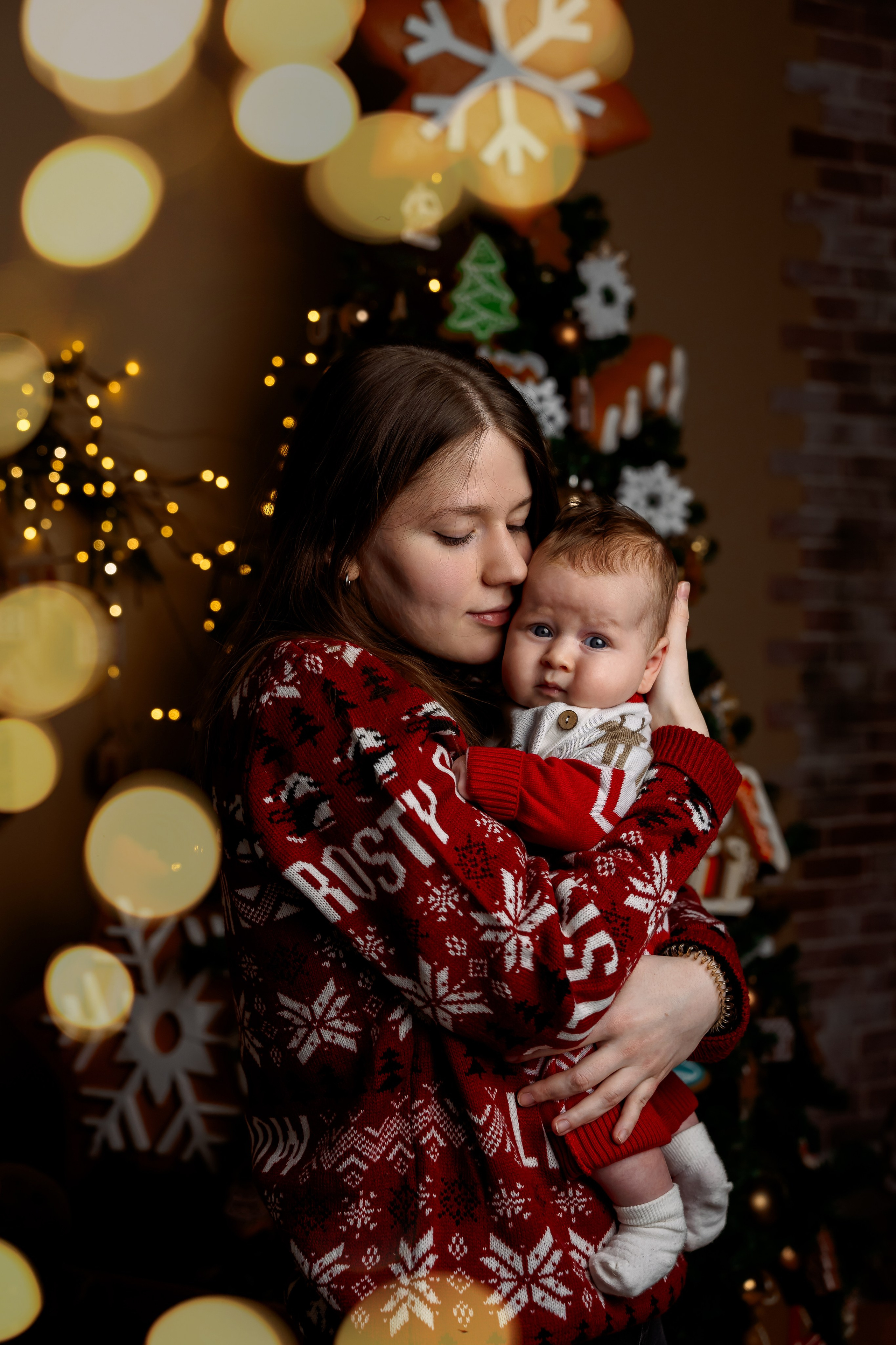 Семейная новогодняя фотосессия в студии. Фотограф для семей и экспертов в г. Воронеж Ирина Круглова