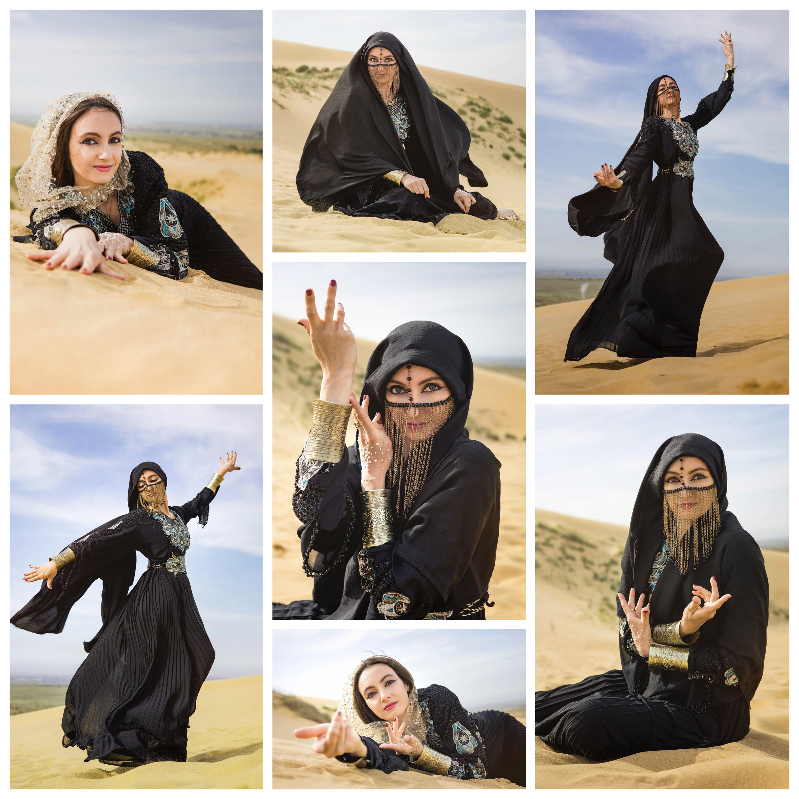Фотосессия на бархане. Фотограф Дагестан | Лошади | Этноплатья | Туры