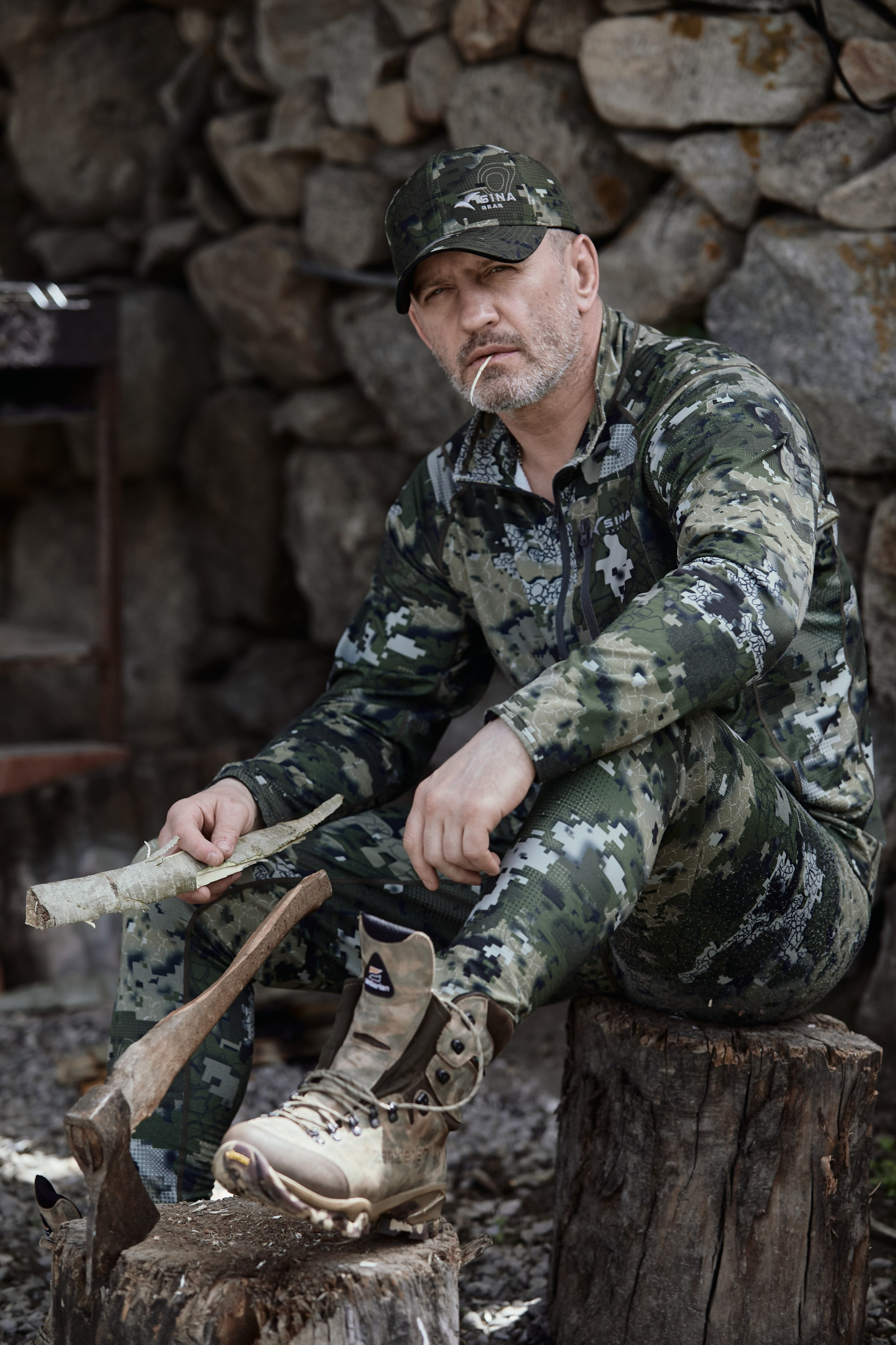 Съемка для бренда охотничьей одежды под ключ. Фотограф Продюсер в горах КБР / Москва Нальчик Горы