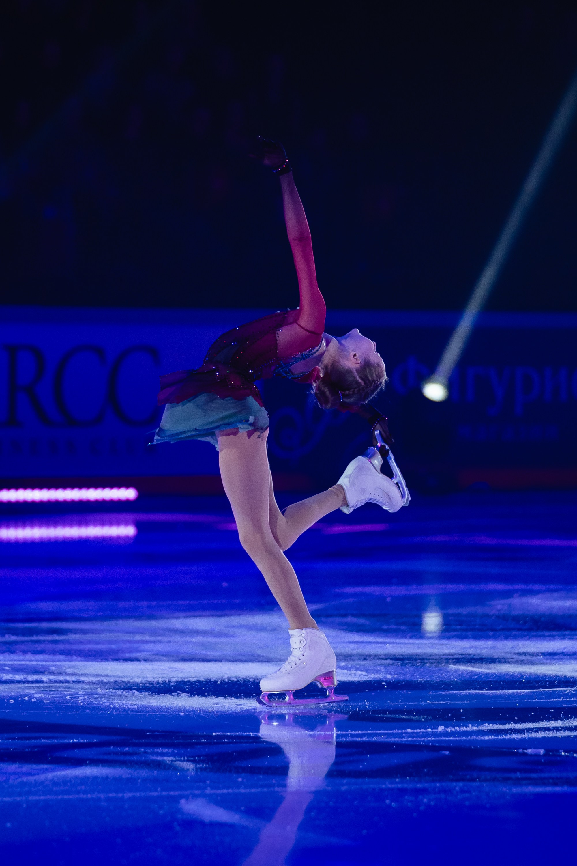 Шоу «Чемпионы на льду» в Новосибирске. Воробьева Ксения — Спортивный и танцевальный фотограф Новосибирск