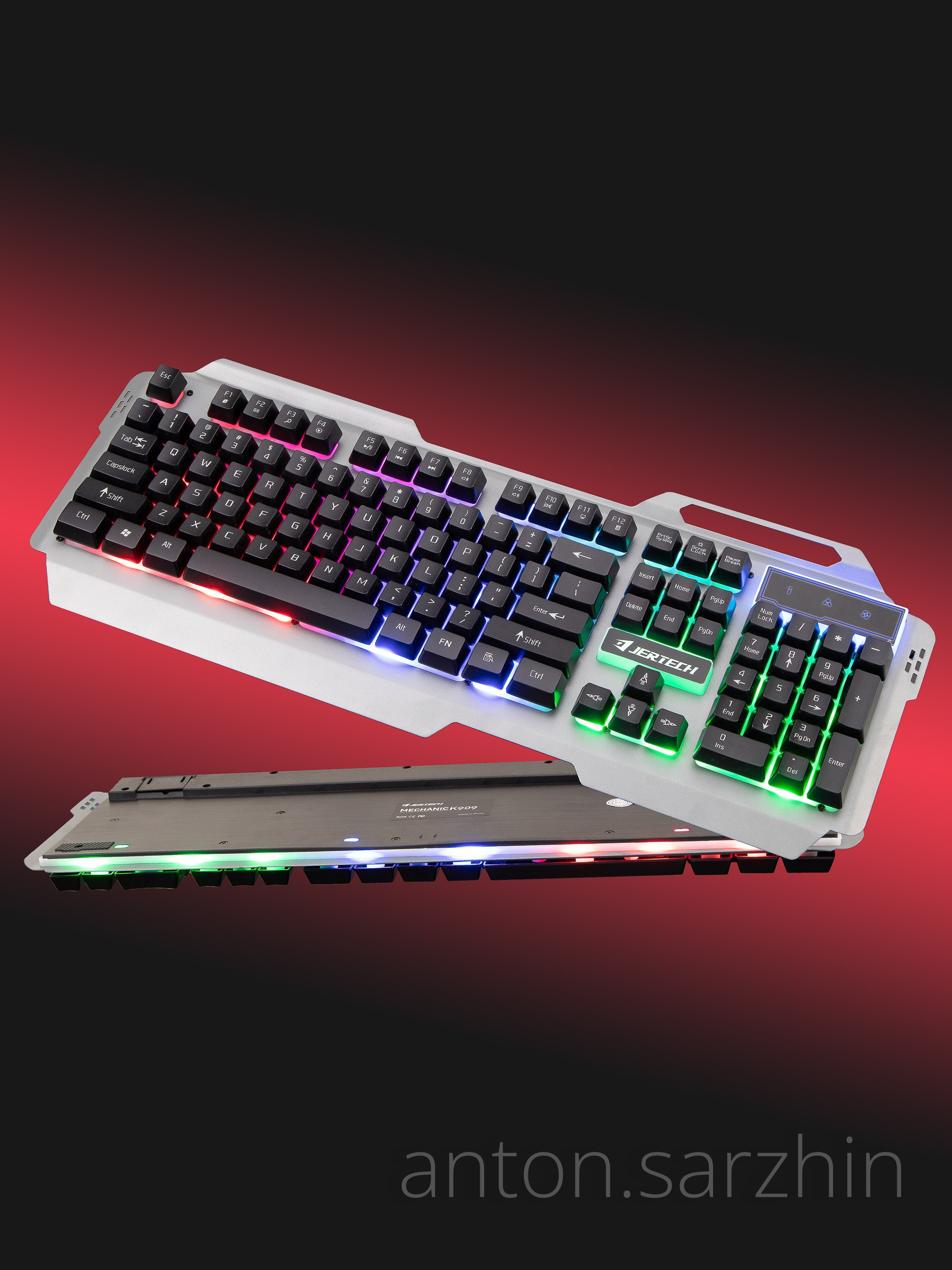 Рекламное фото светодиодной клавиатуры