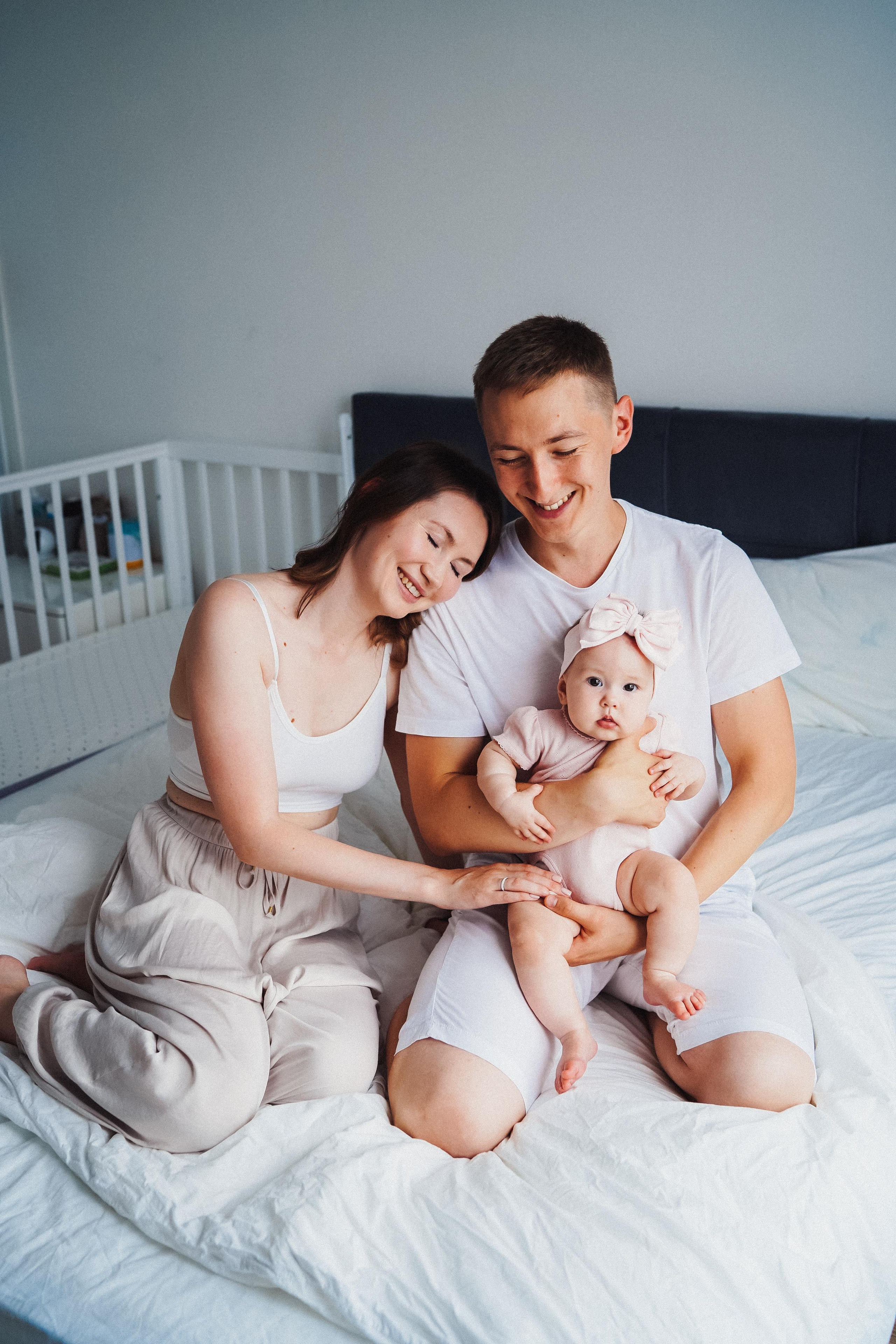 Семейная фотосессия у вас дома.