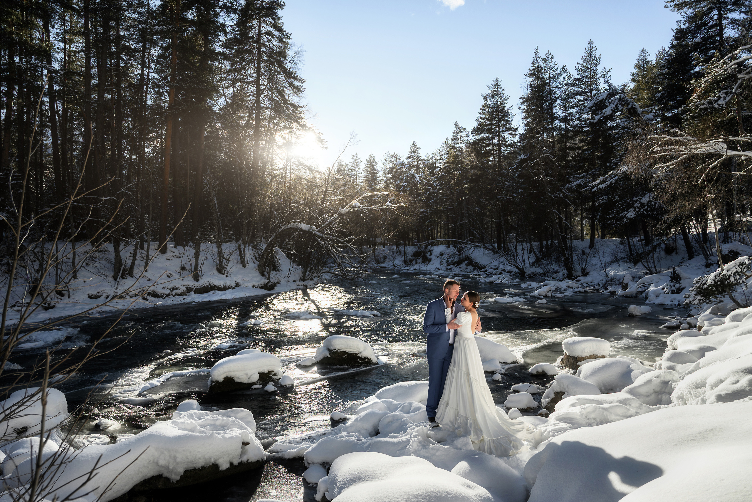 Зимняя свадьба в Архызе. Свадебный и travel фотограф в Волгограде, Сочи, Домбае, Европе