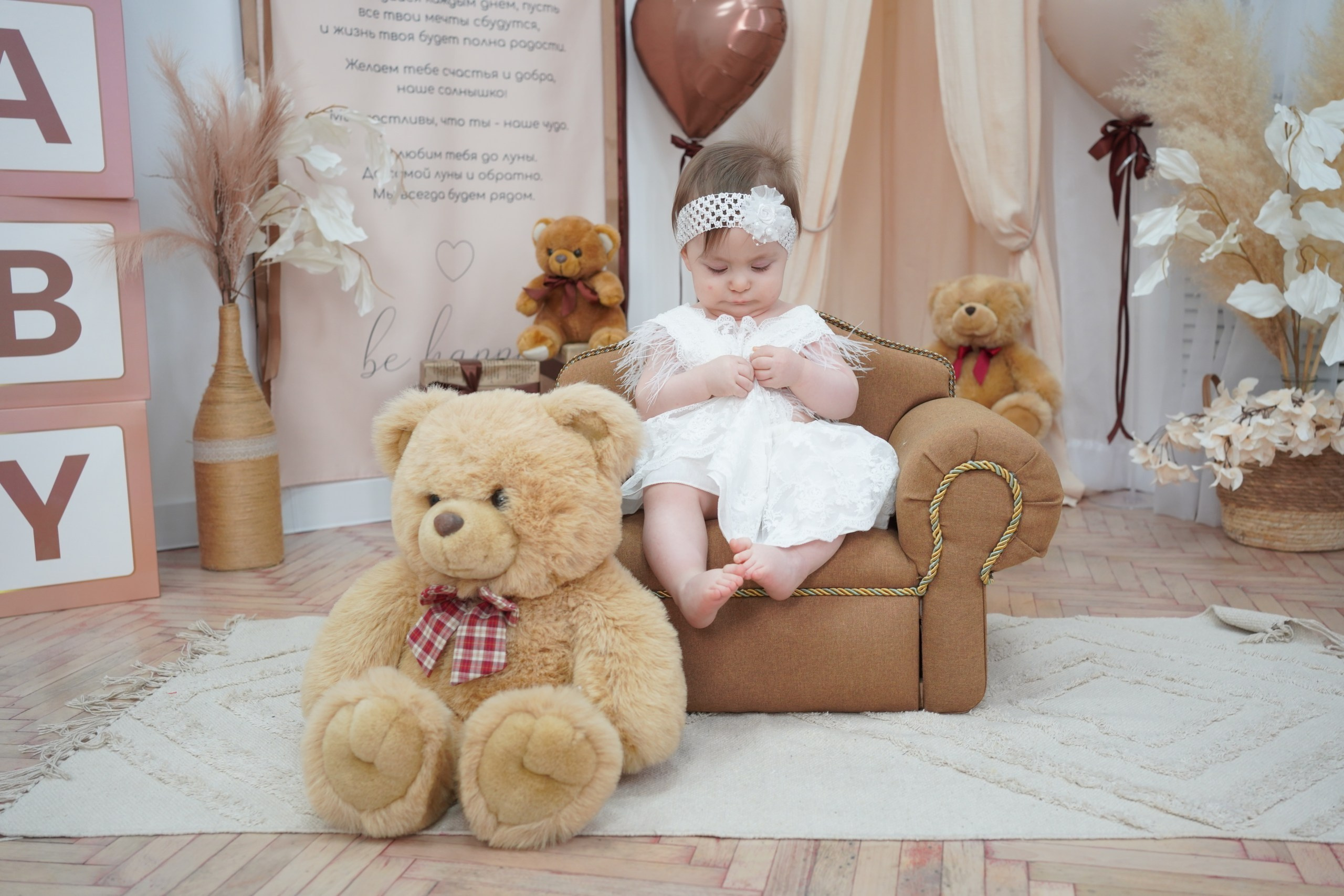 Фотоссесия на Годик для Девочки. Детская Фотостудия ГОДОВАСИКИ в Санкт-Петербурге фотосесия на годик