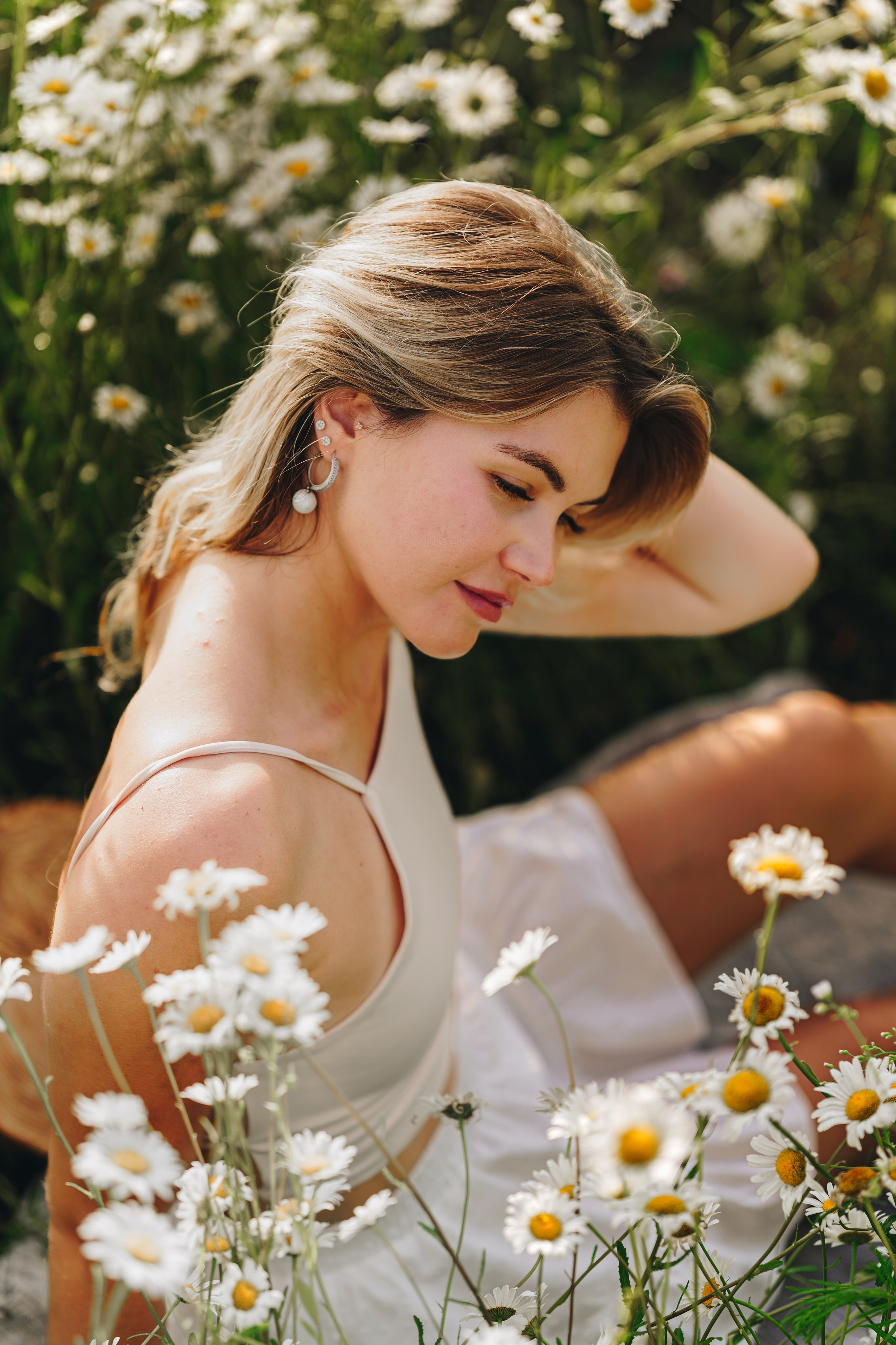 Елена, Богослово, ромашковое поле. Наталья Дукалова фотограф Щелково Королев Пушкино Москва Балашиха