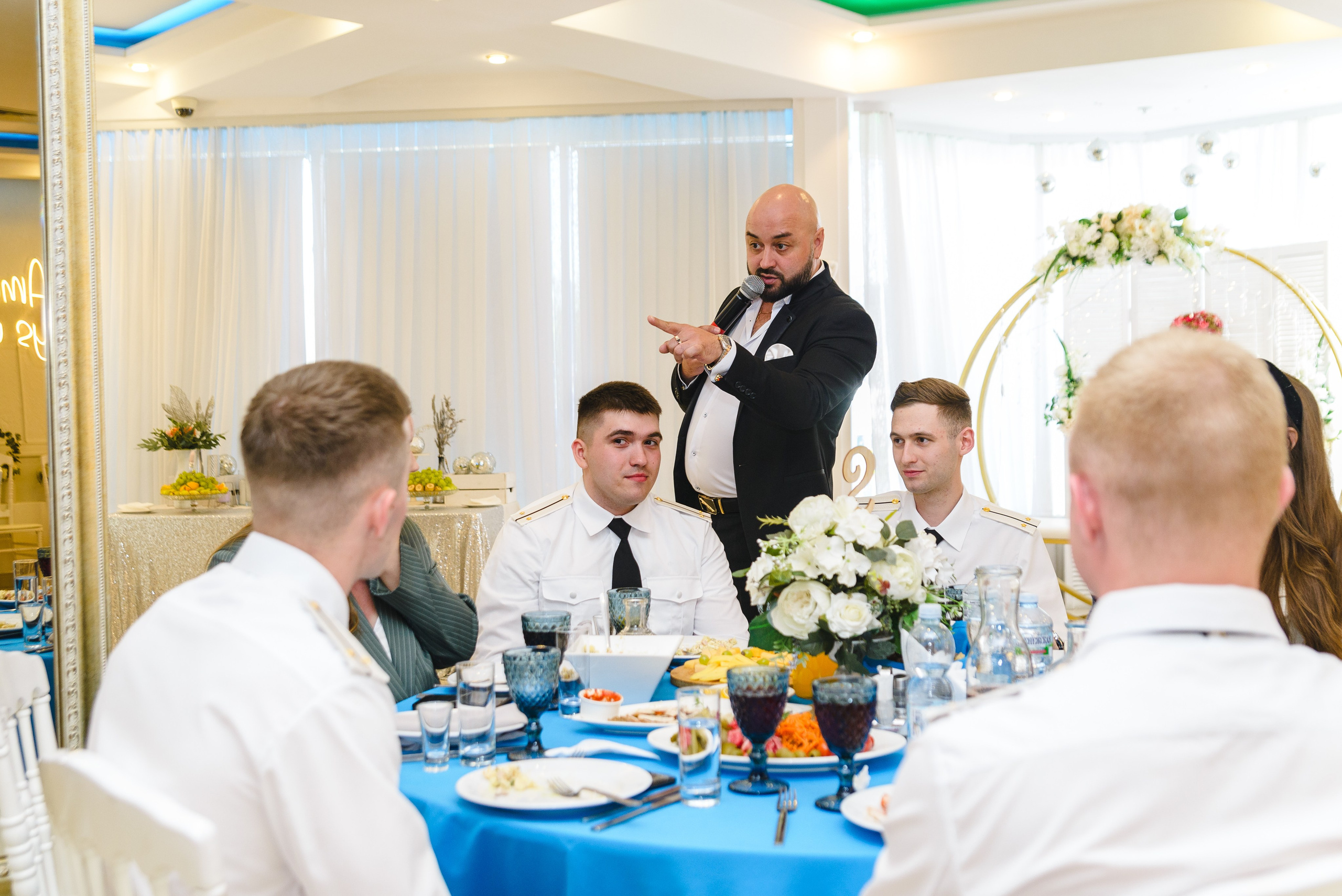 Банкет выпуска курсантов в Питере. Портретный и репортажный фотограф в Санкт-Петербурге