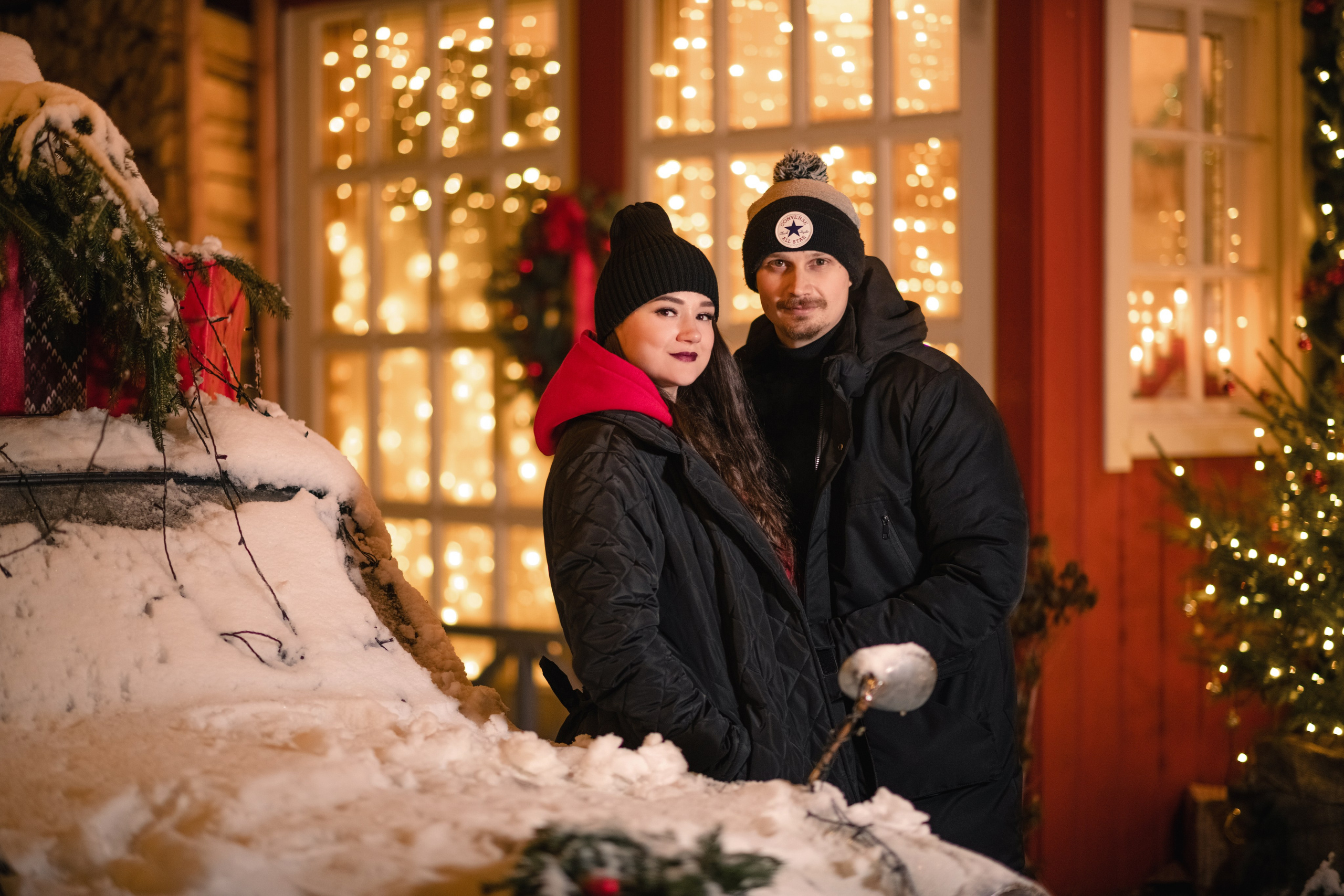 Семейная новогодняя фотоистория Полины и Андрея. Свадебный и семейный фотограф в Санкт-Петербурге Олеся Еремеева