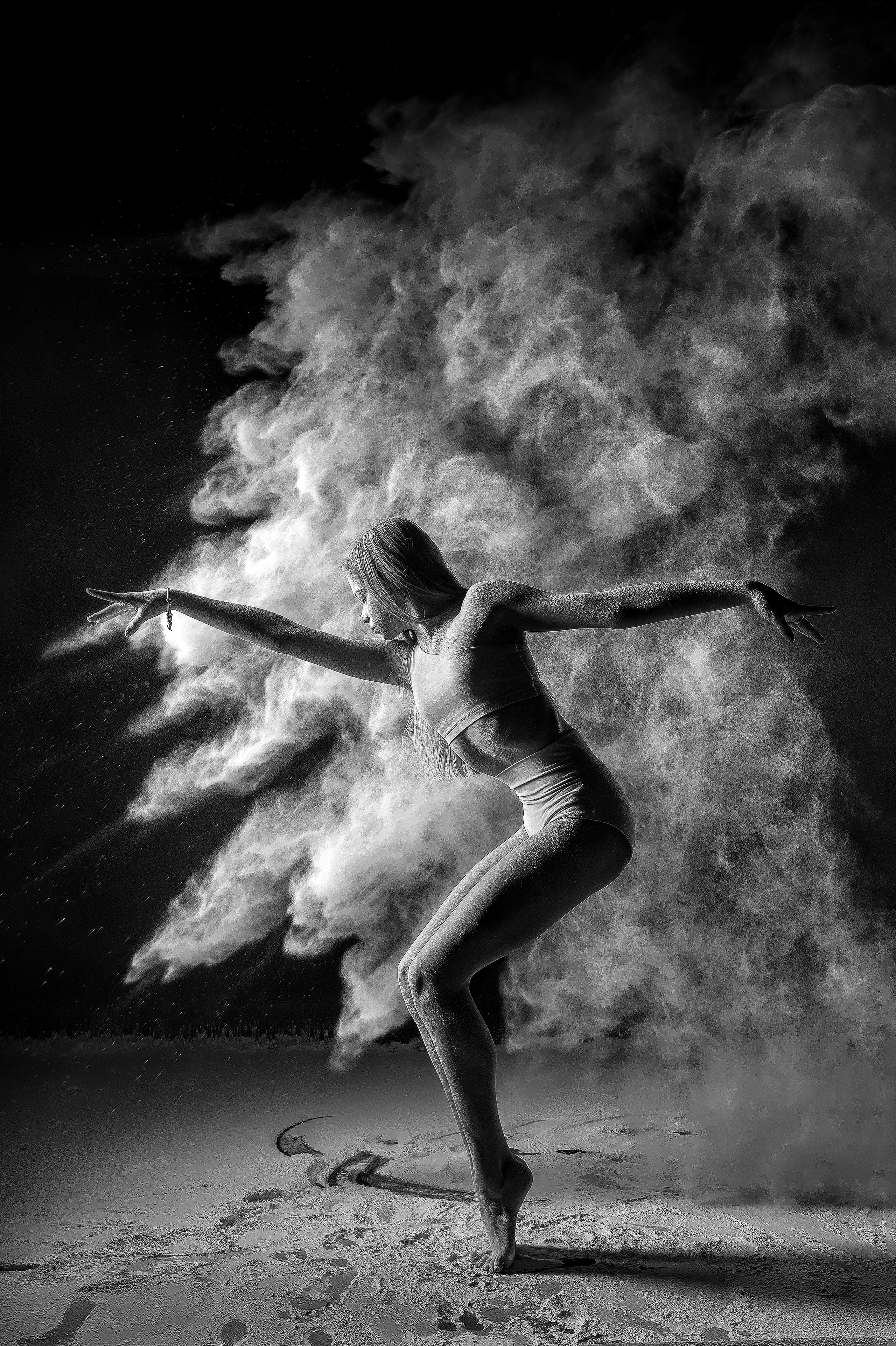 Фотосессия с мукой