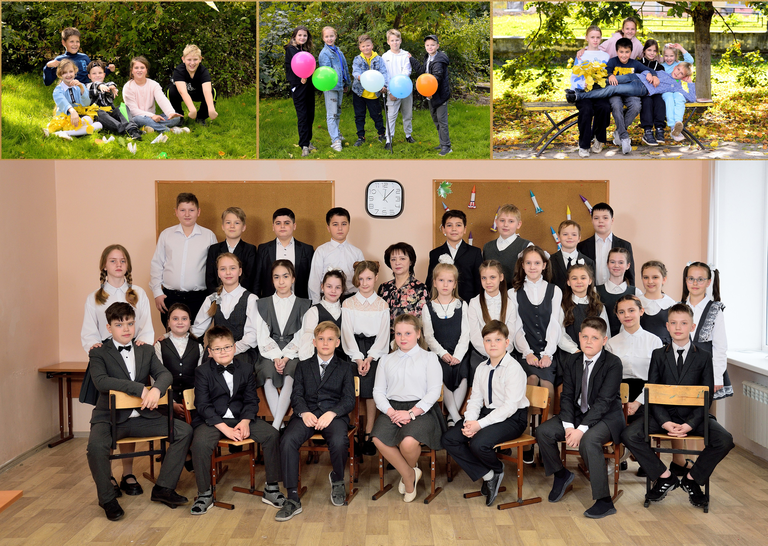 4-Альбом 5 разворотов. Выпускные альбомы для школ и детских садов Александр и Динара