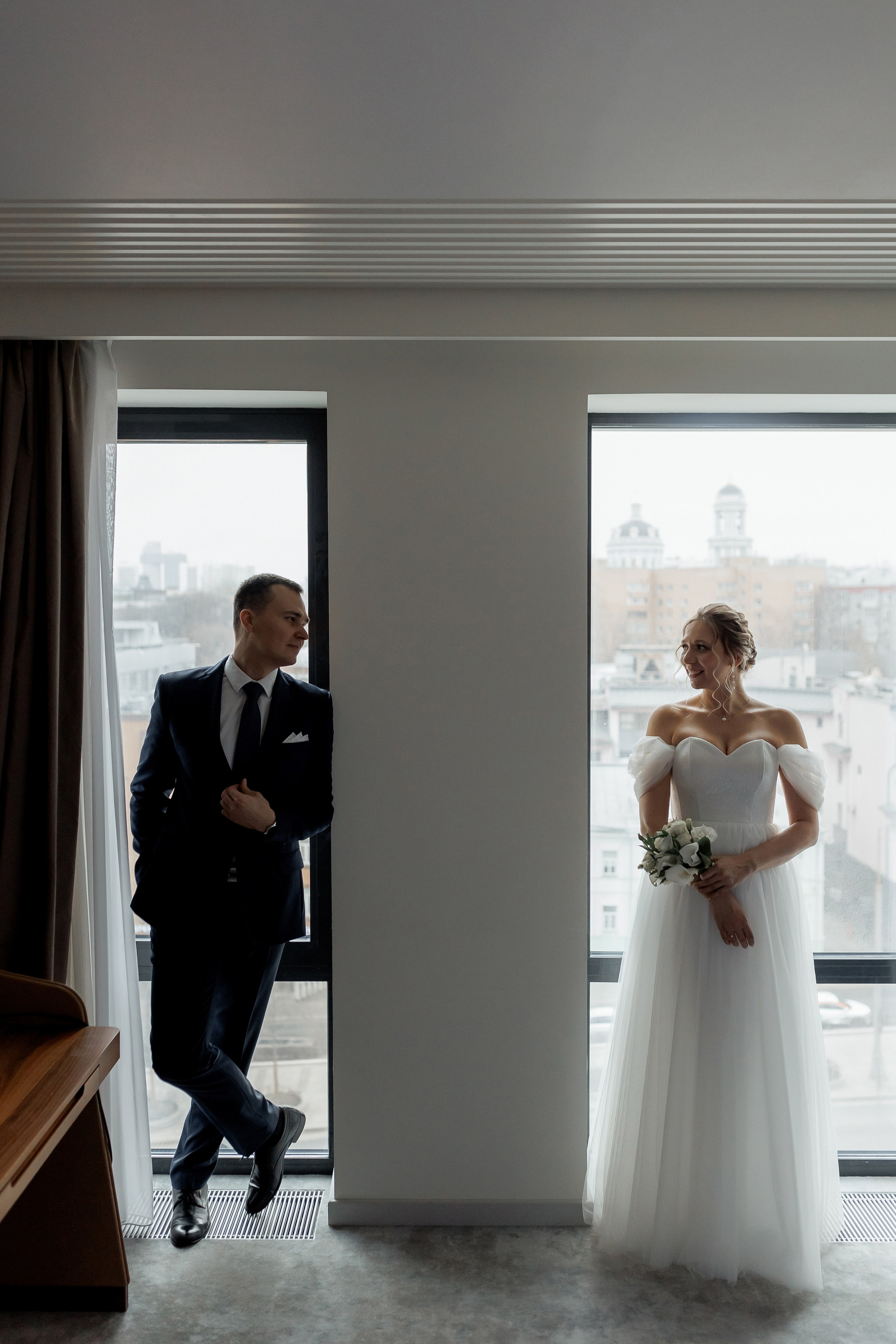 Свадебная фотосессия в отеле Movenpick Moscow Taganskaya