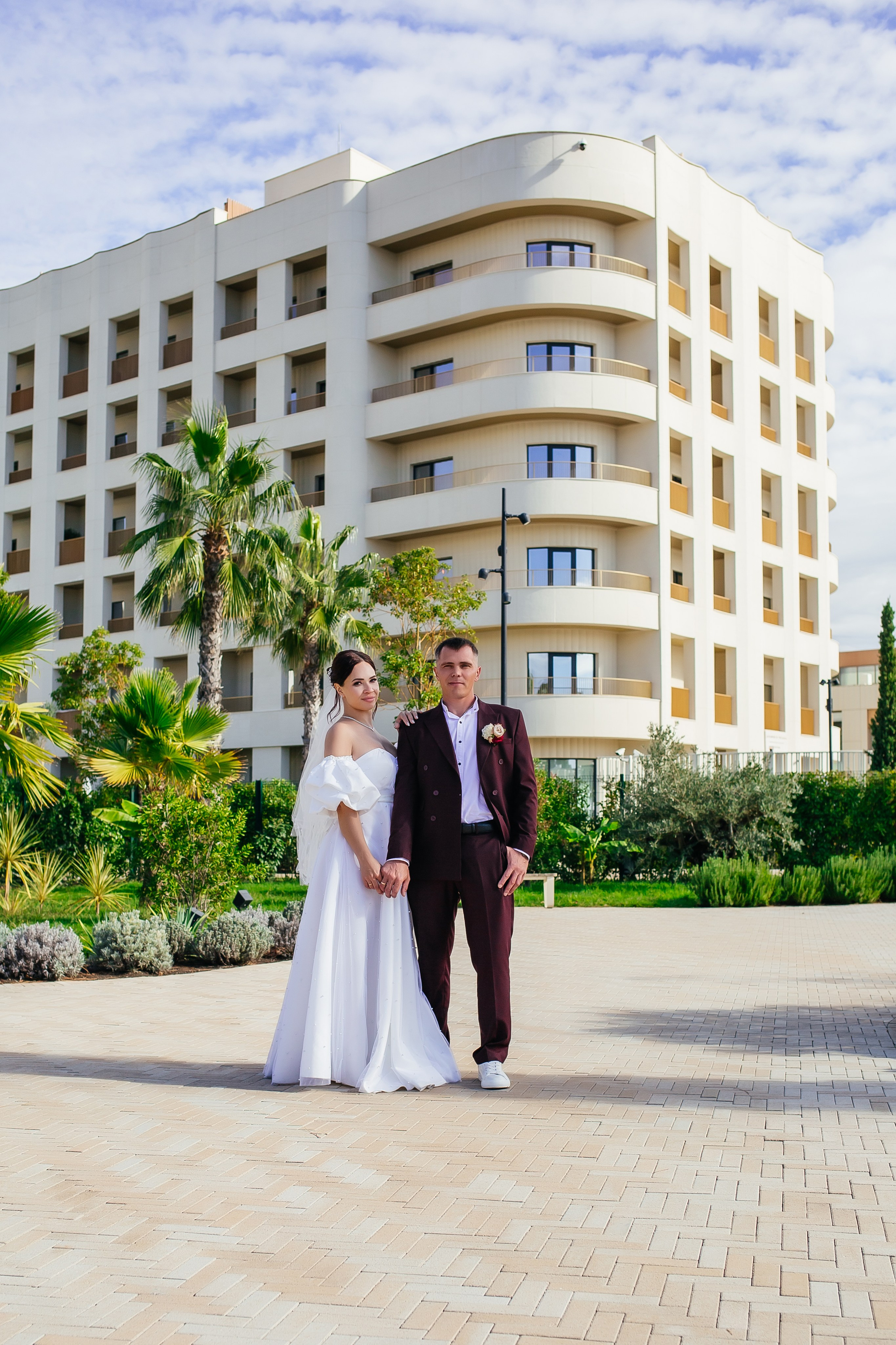 свадебная фотосессия в Музыкальном саду