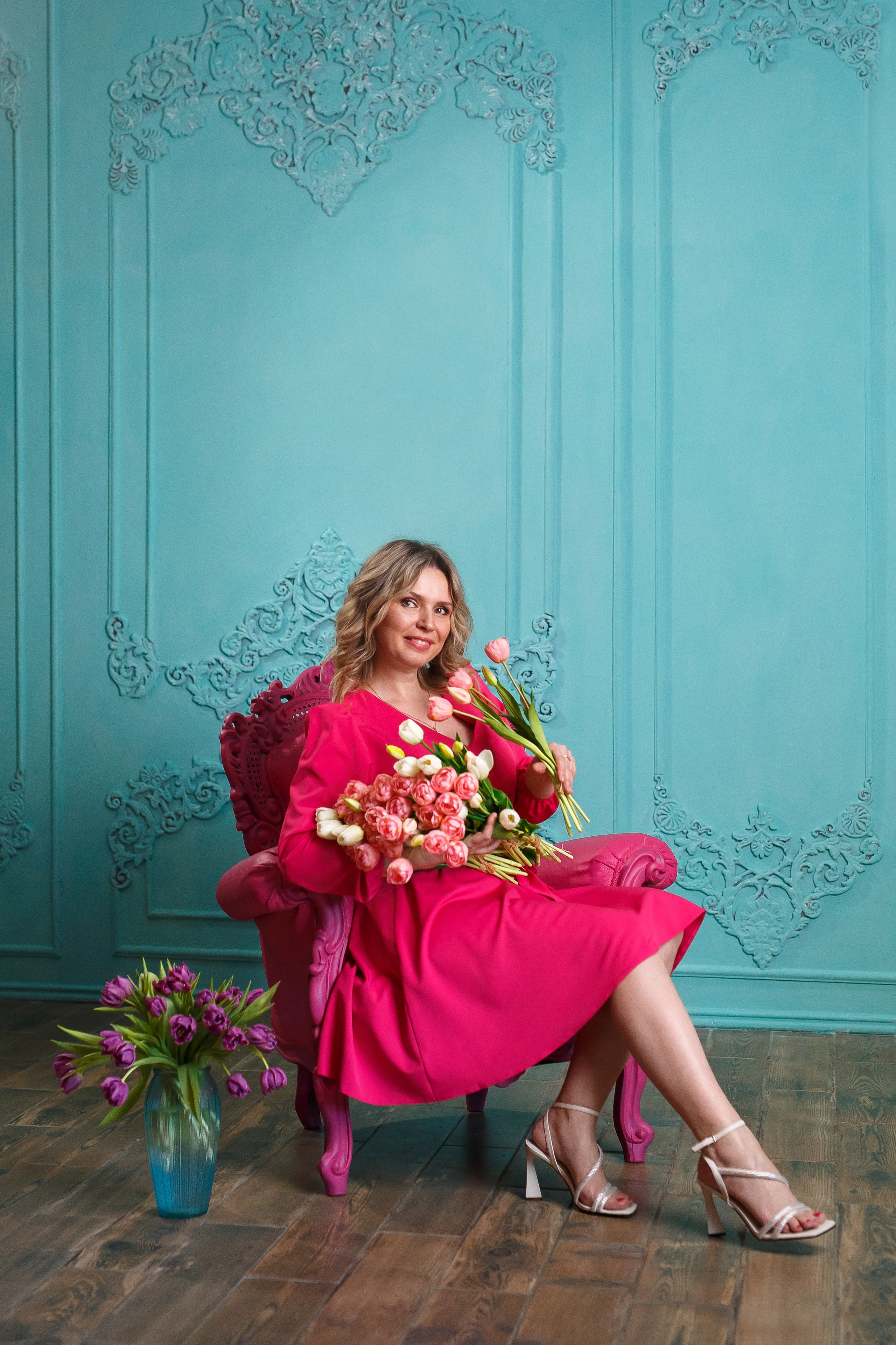 Весенние фотосессии в студии. Семейный фотограф в Брянске Александра Щербакова