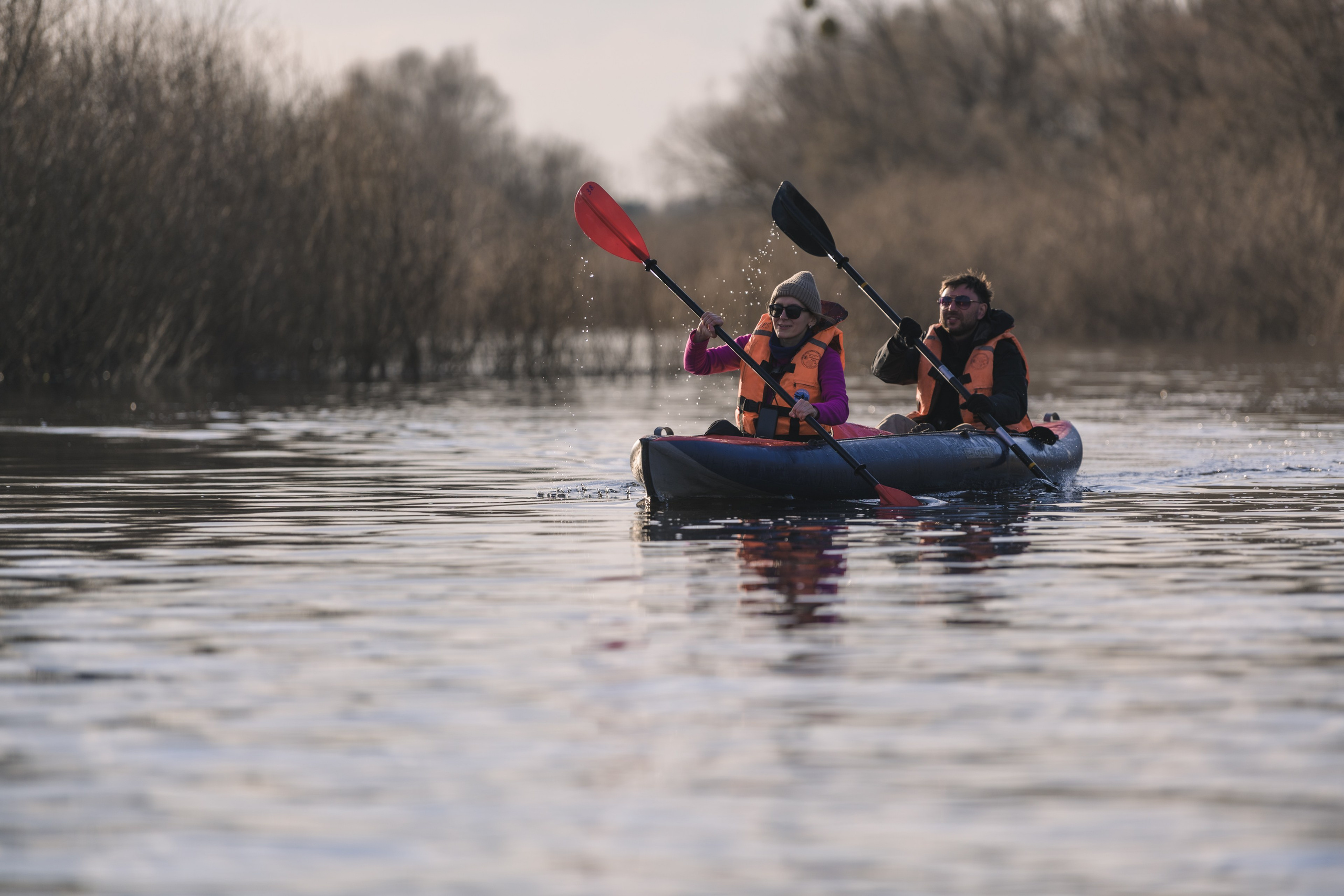 Сплав по реке Ипа 28 марта 2026 года. Репортажный фотограф Владимир Беляй