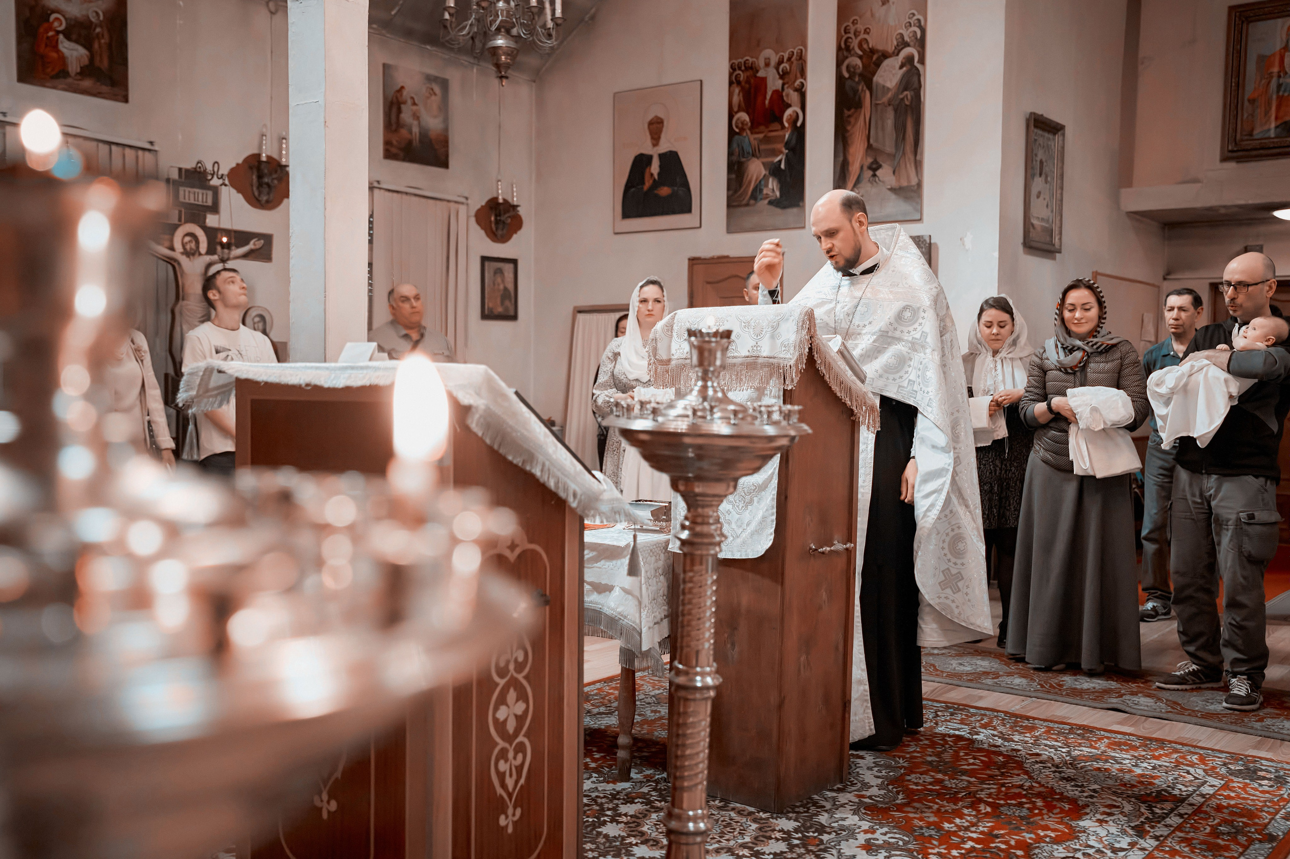 Крещение в Храме иконы Божией Матери «Утоли моя печали»