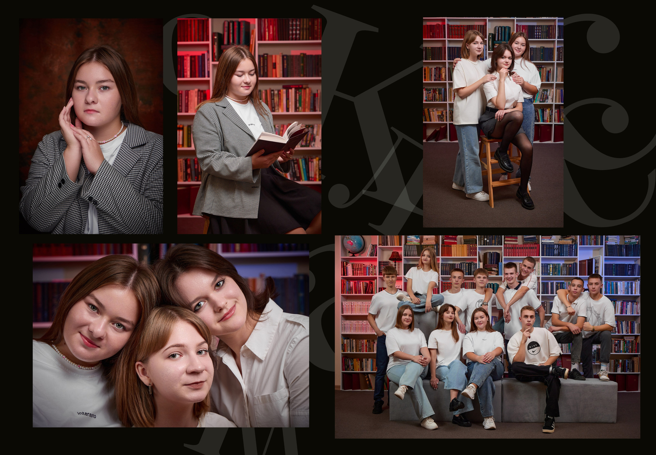 Стандартный черный альбом в вашем городе. Школьный фотограф, выпускные альбомы