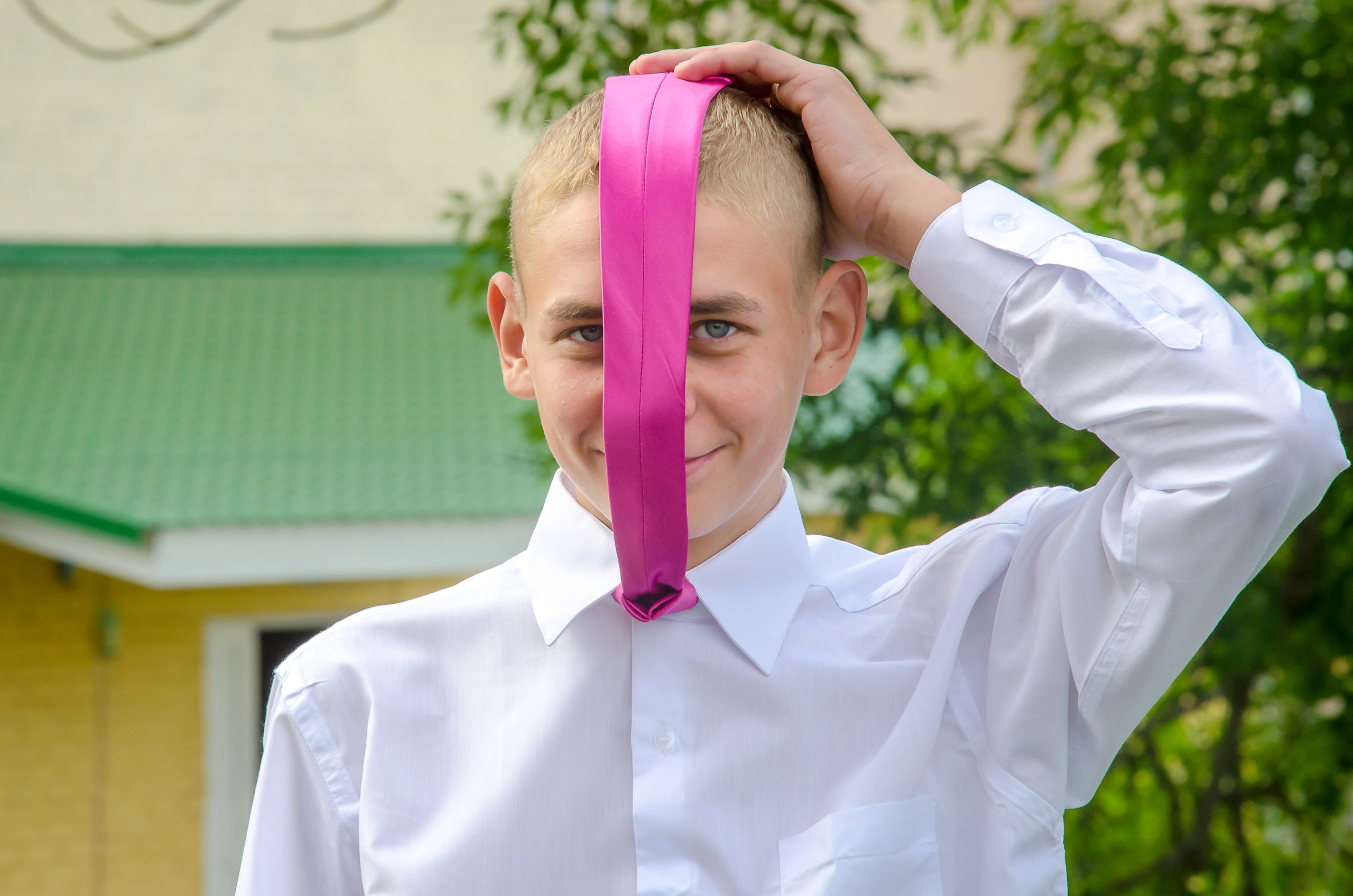 портрет с галстуком