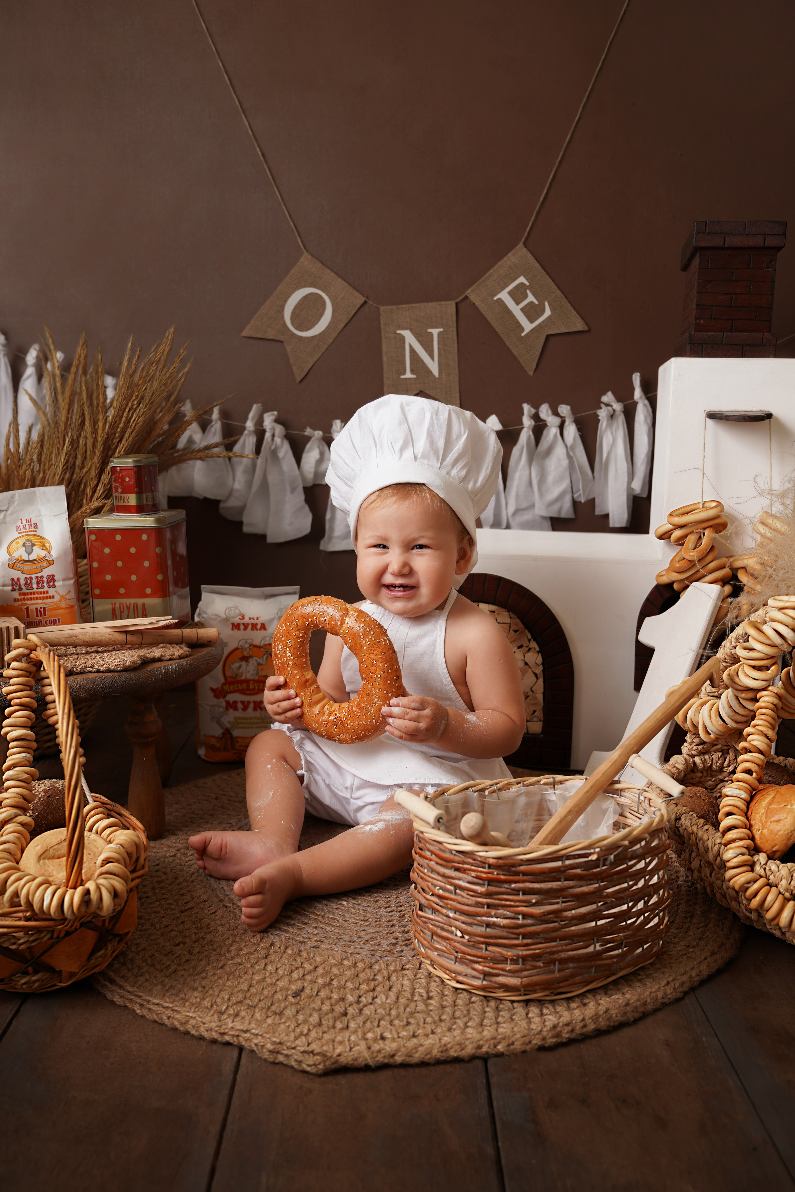 Фотосессия ГОДОВАСИЕ. Фотограф новорожденных, детей до года и беременных в Симферополе