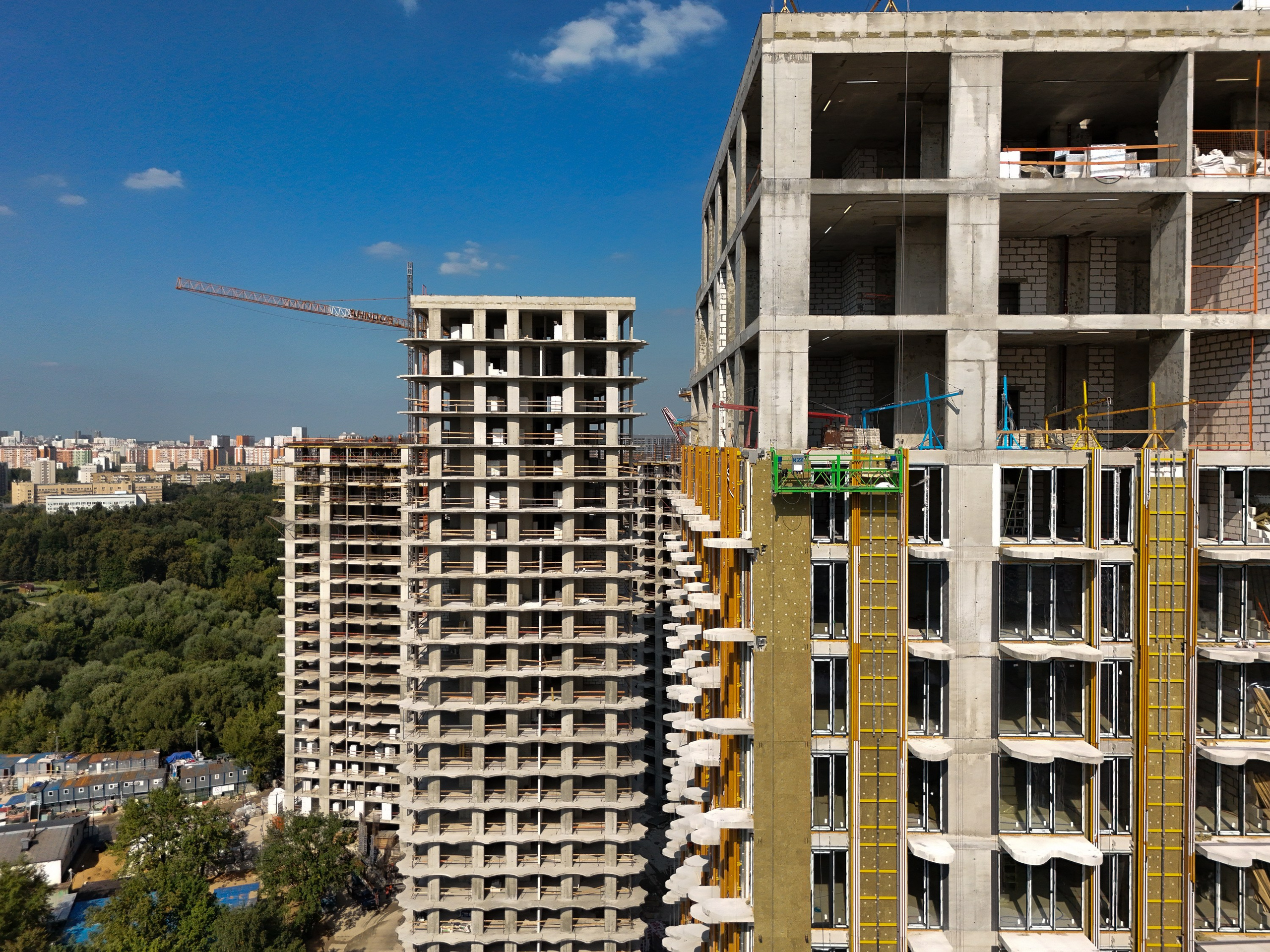 Архитектура и недвижимость. Ход строительства. Съемка с дрона. Профессиональное решение для частных лиц и бизнеса